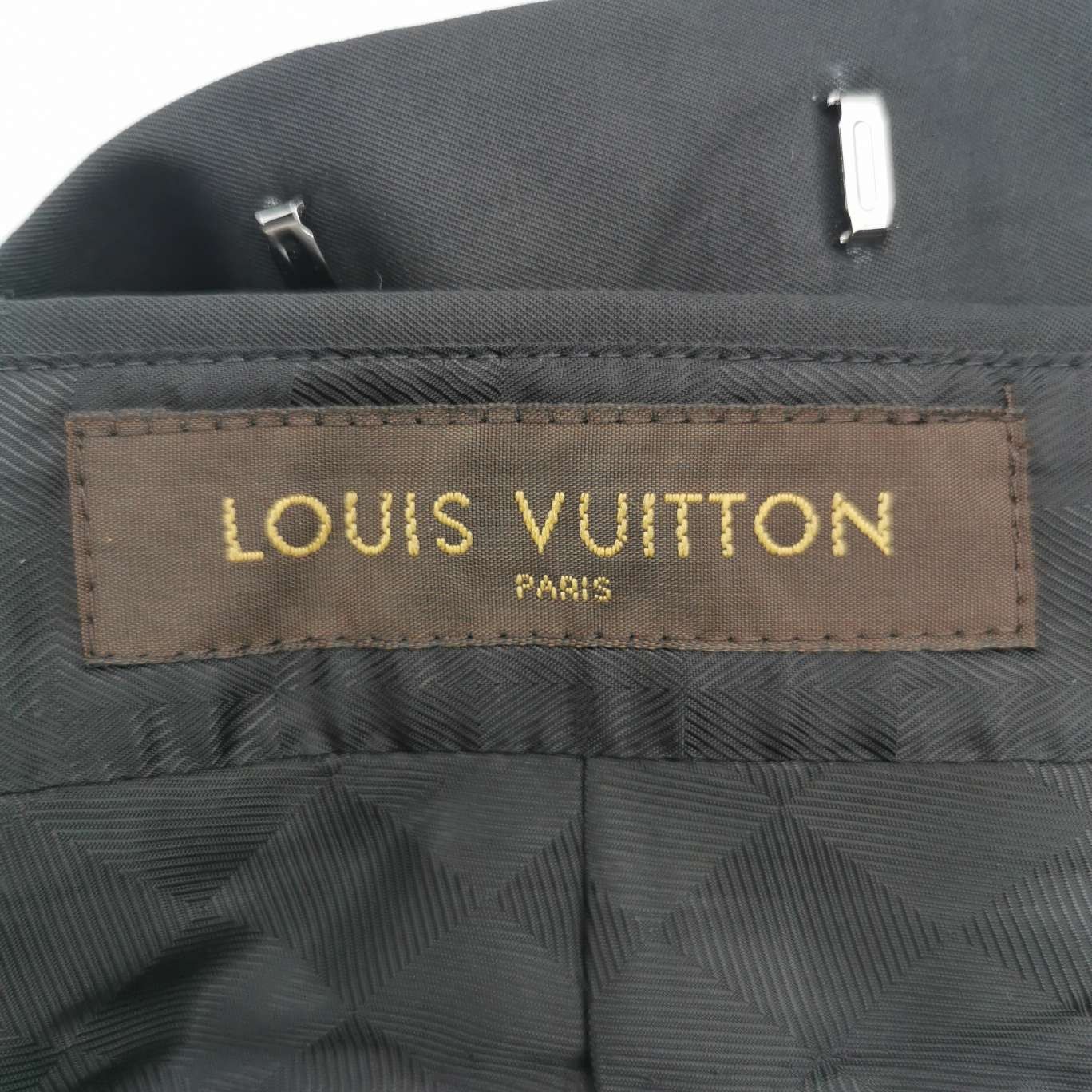 Louis Vuitton Black Straight-Leg Formal Trousers M Size US 27 - 12 Thumbnail
