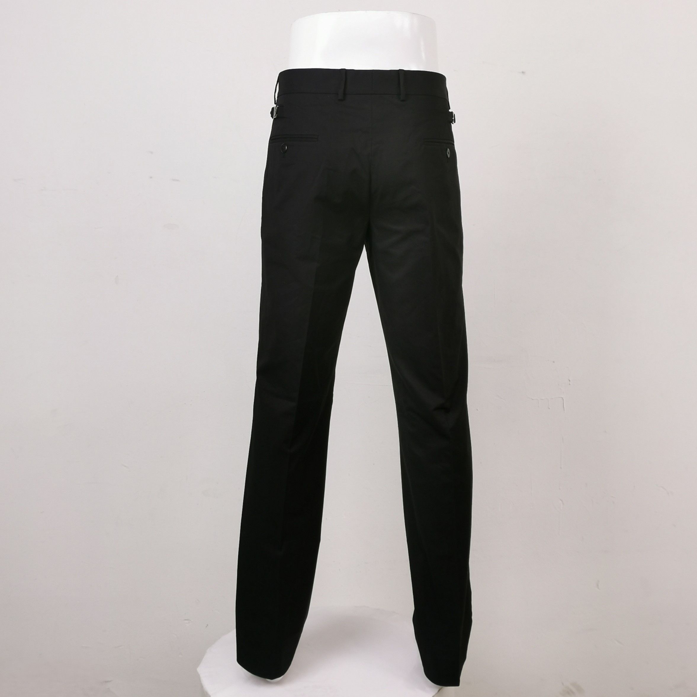 Louis Vuitton Black Straight-Leg Formal Trousers M Size US 27 - 4 Thumbnail
