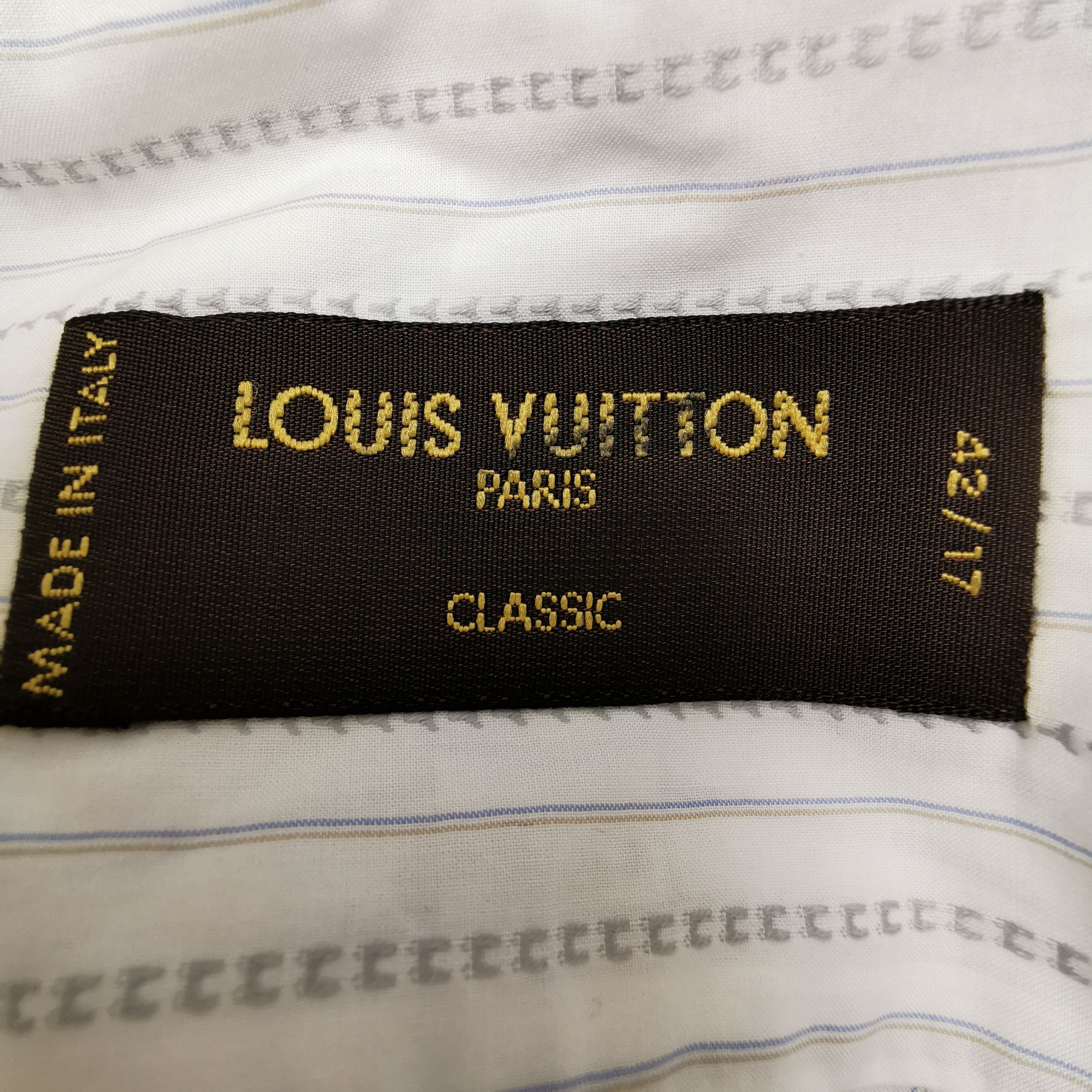Louis Vuitton Striped Long-Sleeve Button-Up Shirt M Size US XL / EU 56 / 4 - 9 Thumbnail