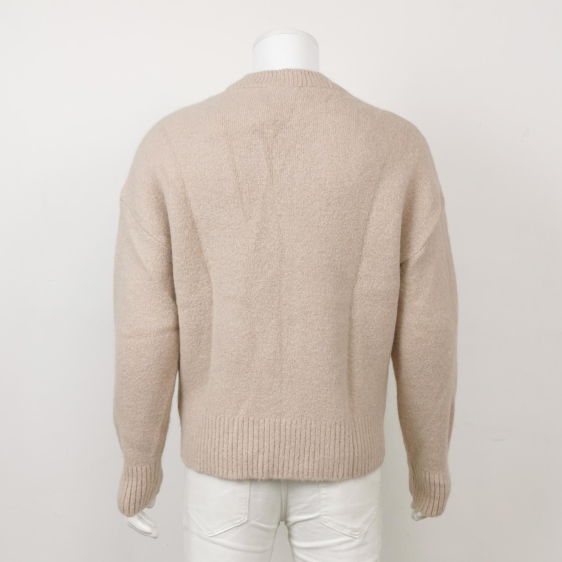 Louis Vuitton AMI Alexandre Mattiussi Alpaca Wool Heart Logo Sweater Size US 30 / EU 46 - 4 Thumbnail