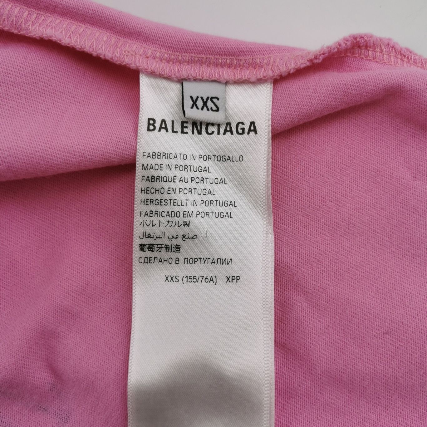 Louis Vuitton Balenciaga Pink Logo Graffiti Short-Sleeve T-Shirt XXS Size US XXS / EU 40 - 10 Thumbnail