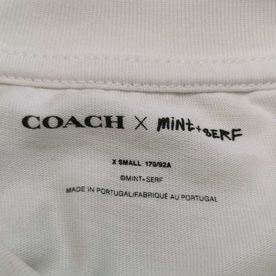 Louis Vuitton Coach x Mint+Serf XS Cotton Graffiti Logo T-Shirt Size US XS / EU 42 / 0 - 10 Thumbnail