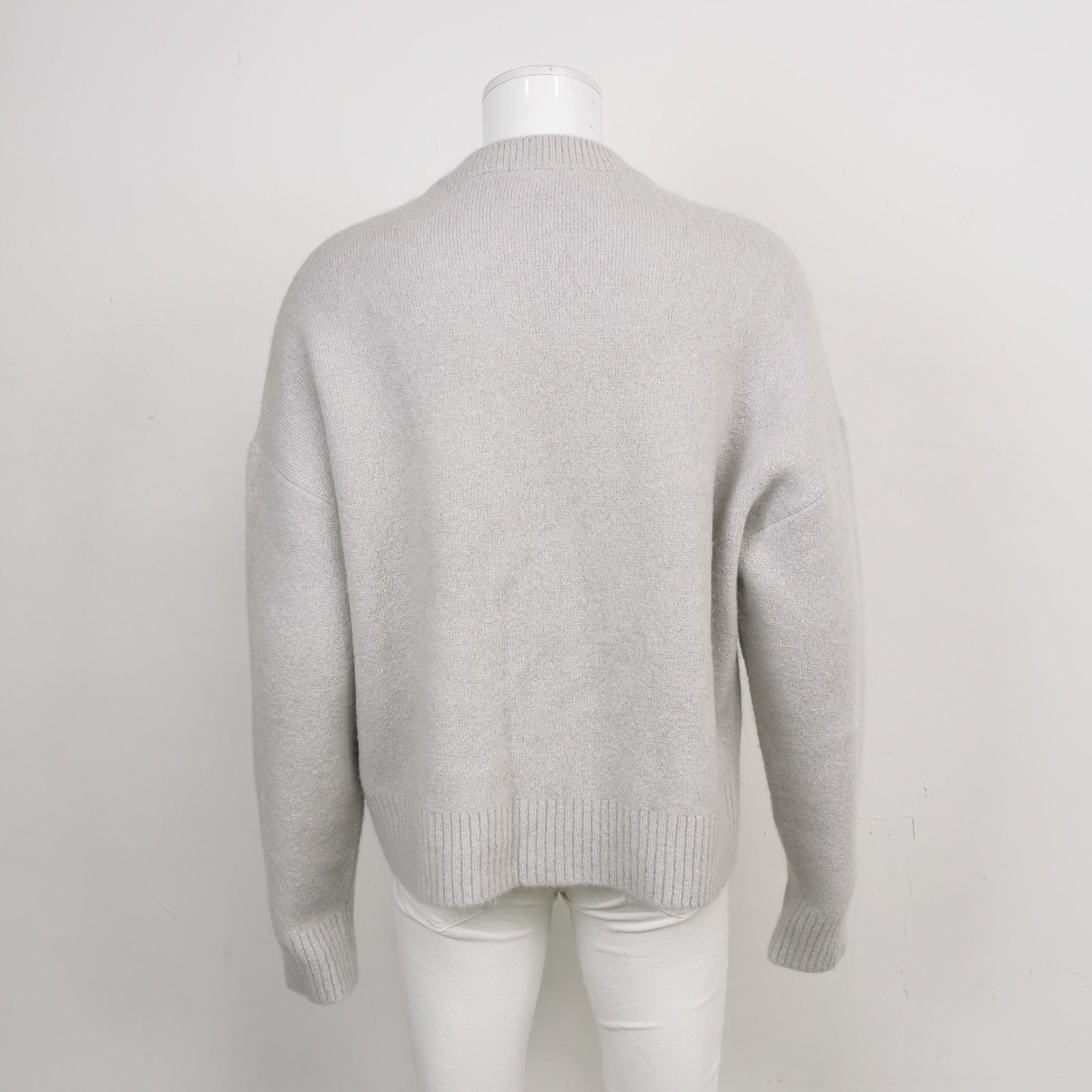 Louis Vuitton AMI Gray V-Neck Button Cardigan XL Size US XL / EU 56 / 4 - 3 Thumbnail