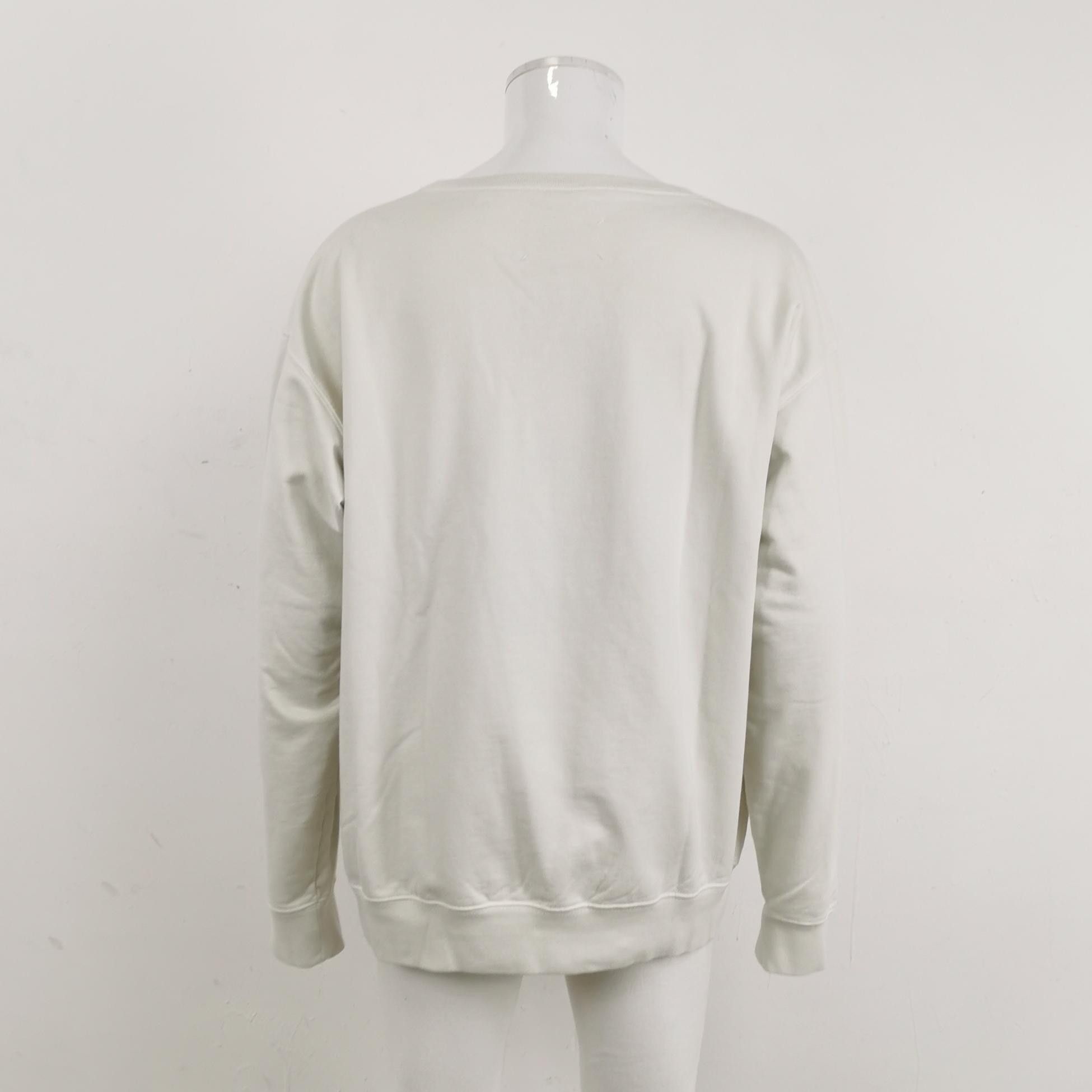 Louis Vuitton Maison Margiela Cotton Logo Number Embroidered Crewneck Sweatshirt Size US L / EU 52-54 / 3 - 3 Thumbnail