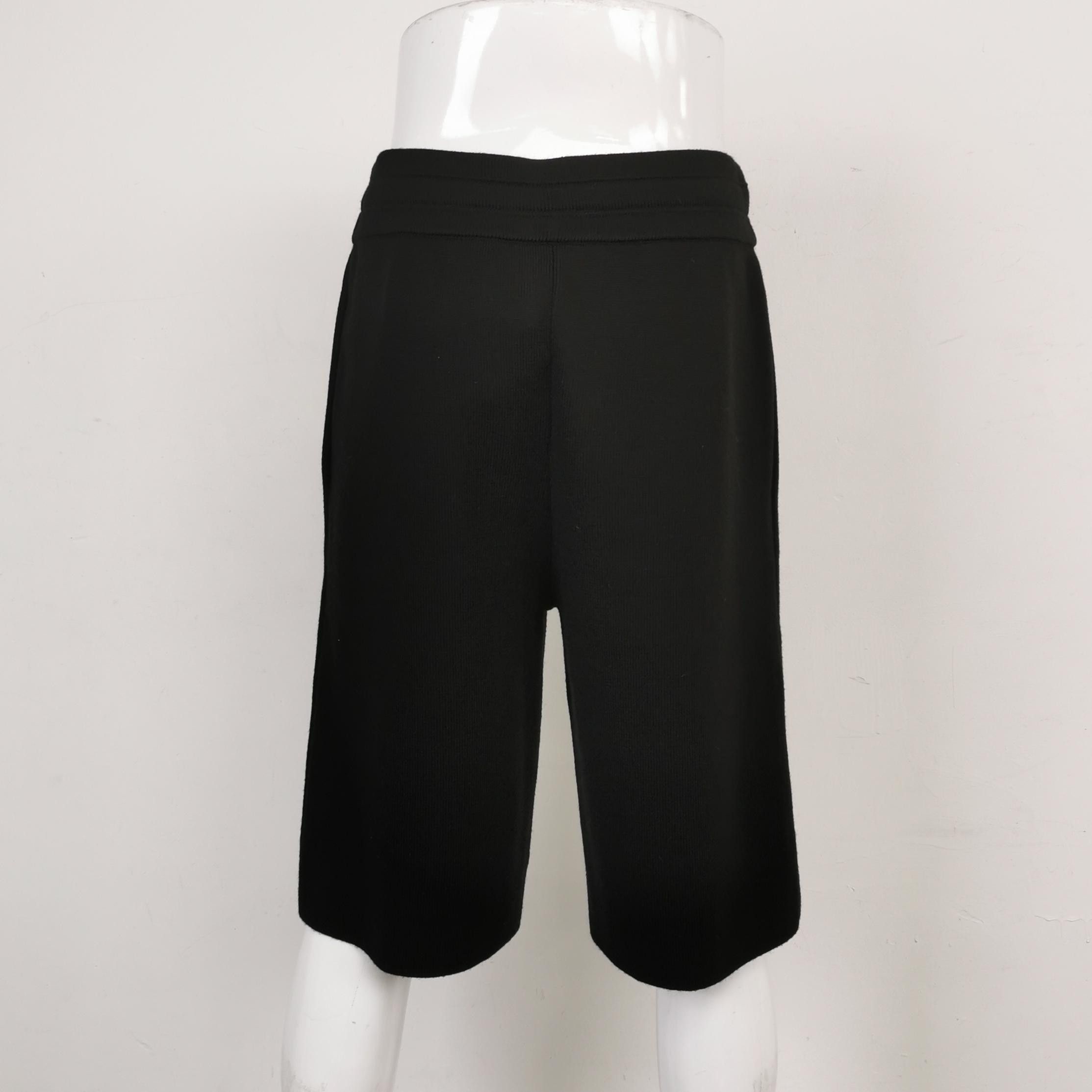 Louis Vuitton Saint Laurent Black Cotton Logo Shorts S Size US 28 / EU 44 - 3 Thumbnail