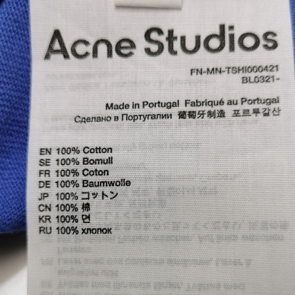 Louis Vuitton Acne Studios M Cotton Solid Letter Logo T-Shirt Size US M / EU 48-50 / 2 - 11 Thumbnail