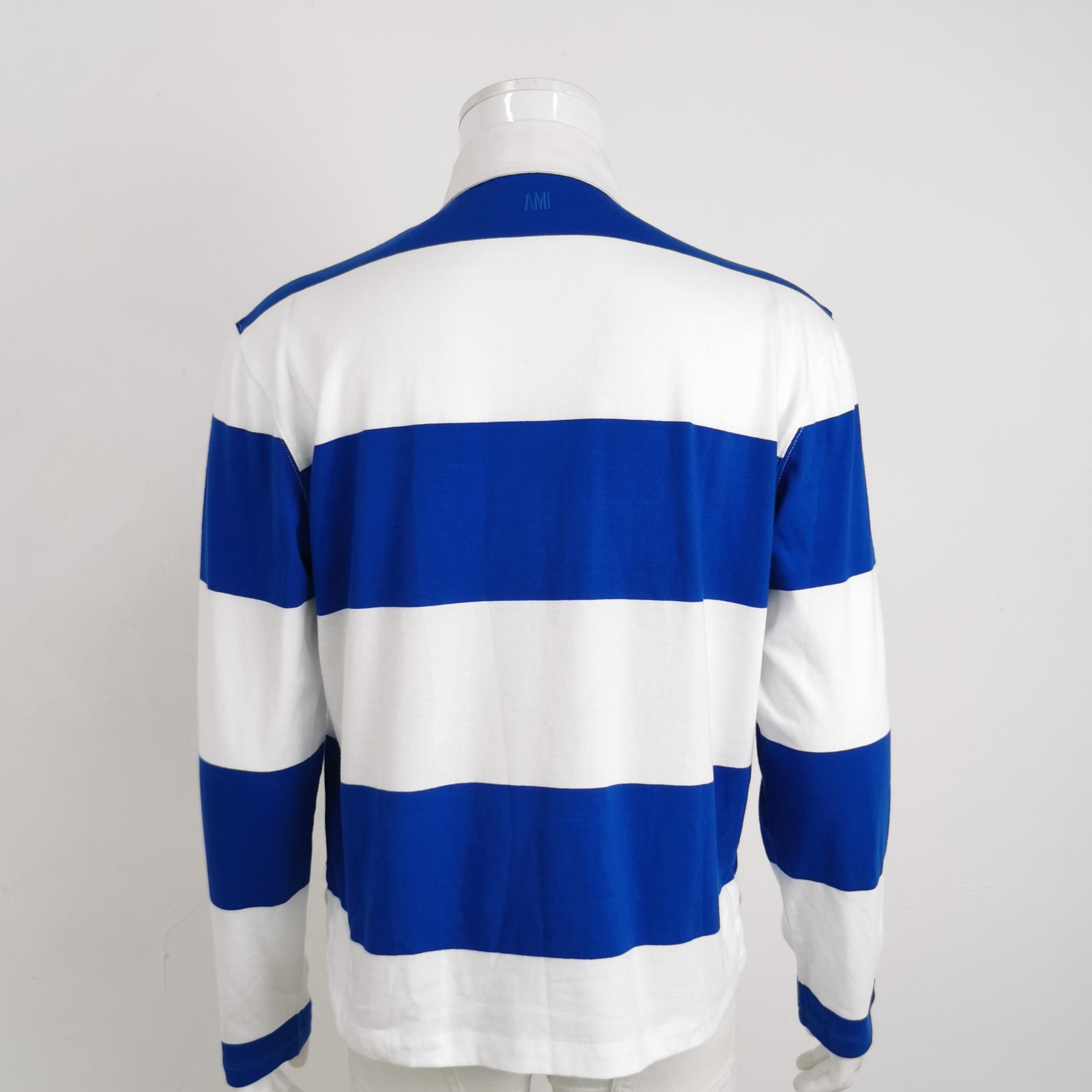 Louis Vuitton AM Alexandre Mattiussi Striped Heart Logo Polo T-Shirt Size US S / EU 44-46 / 1 - 4 Thumbnail
