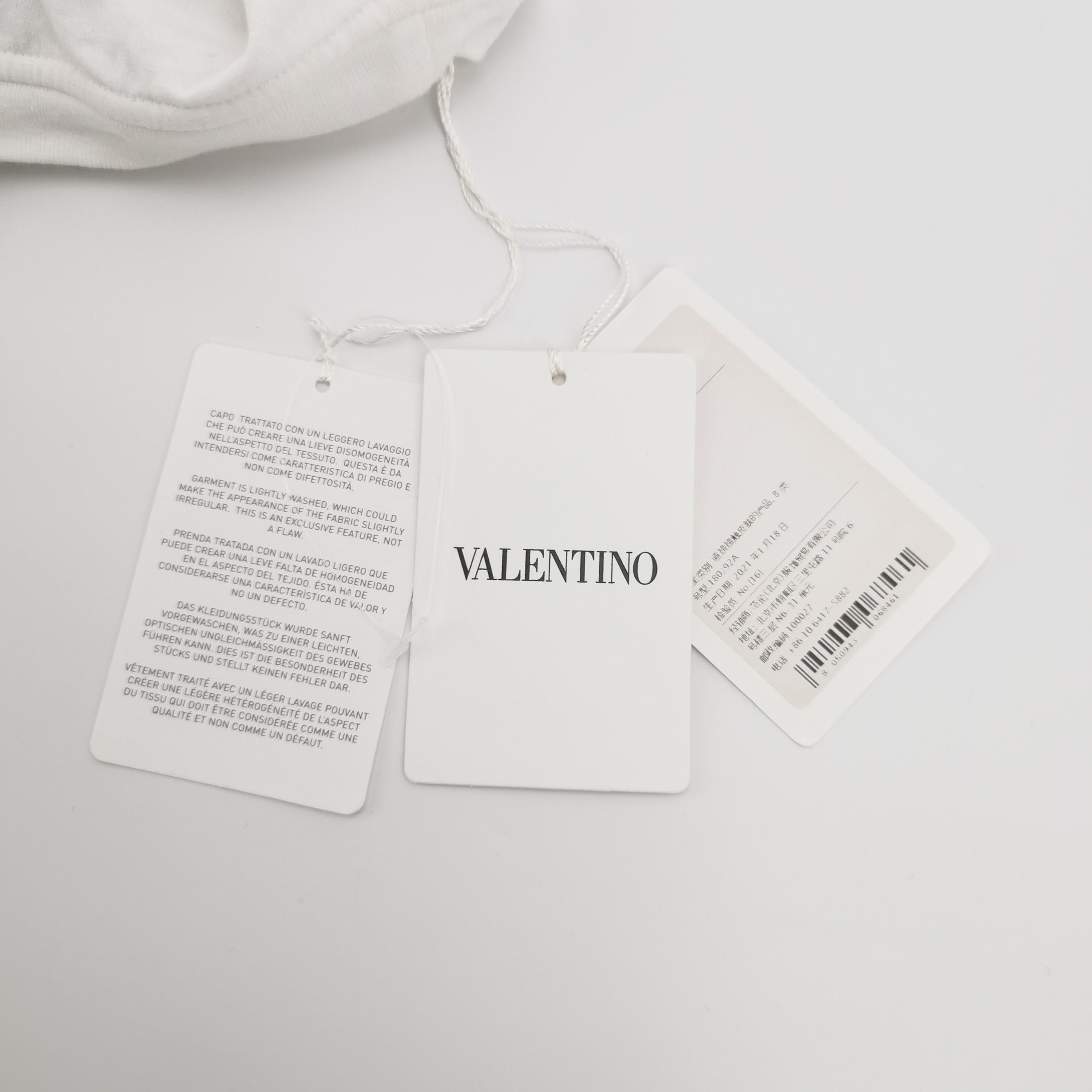 Louis Vuitton Valentino XS Cotton Floral Logo Crewneck T-Shirt Size US S / EU 44-46 / 1 - 9 Thumbnail