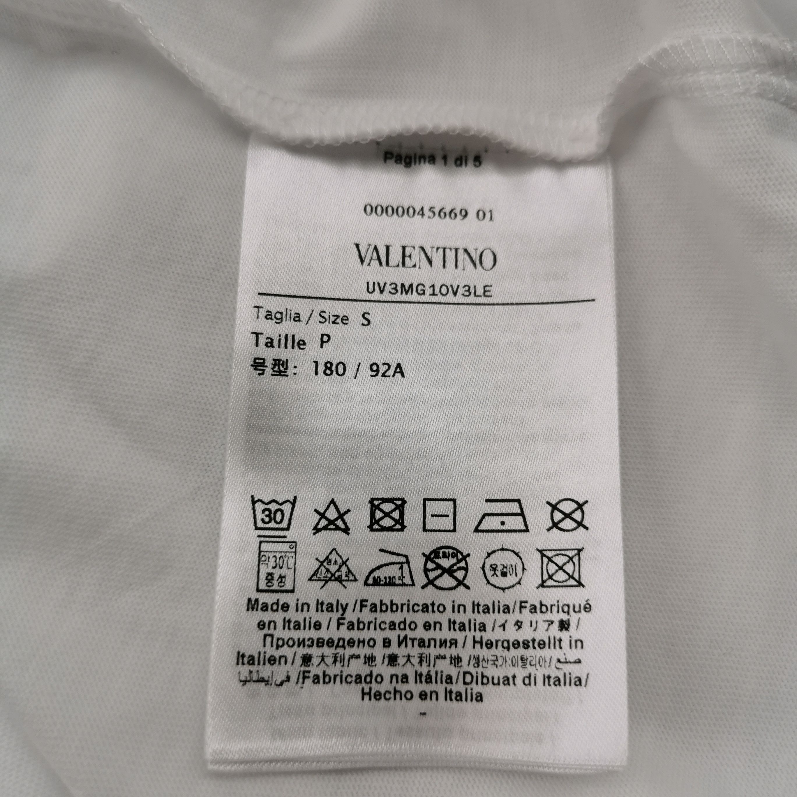 Louis Vuitton Valentino VLTN Tie-Dye Cotton Crewneck T-Shirt XS Size US XS / EU 42 / 0 - 12 Thumbnail