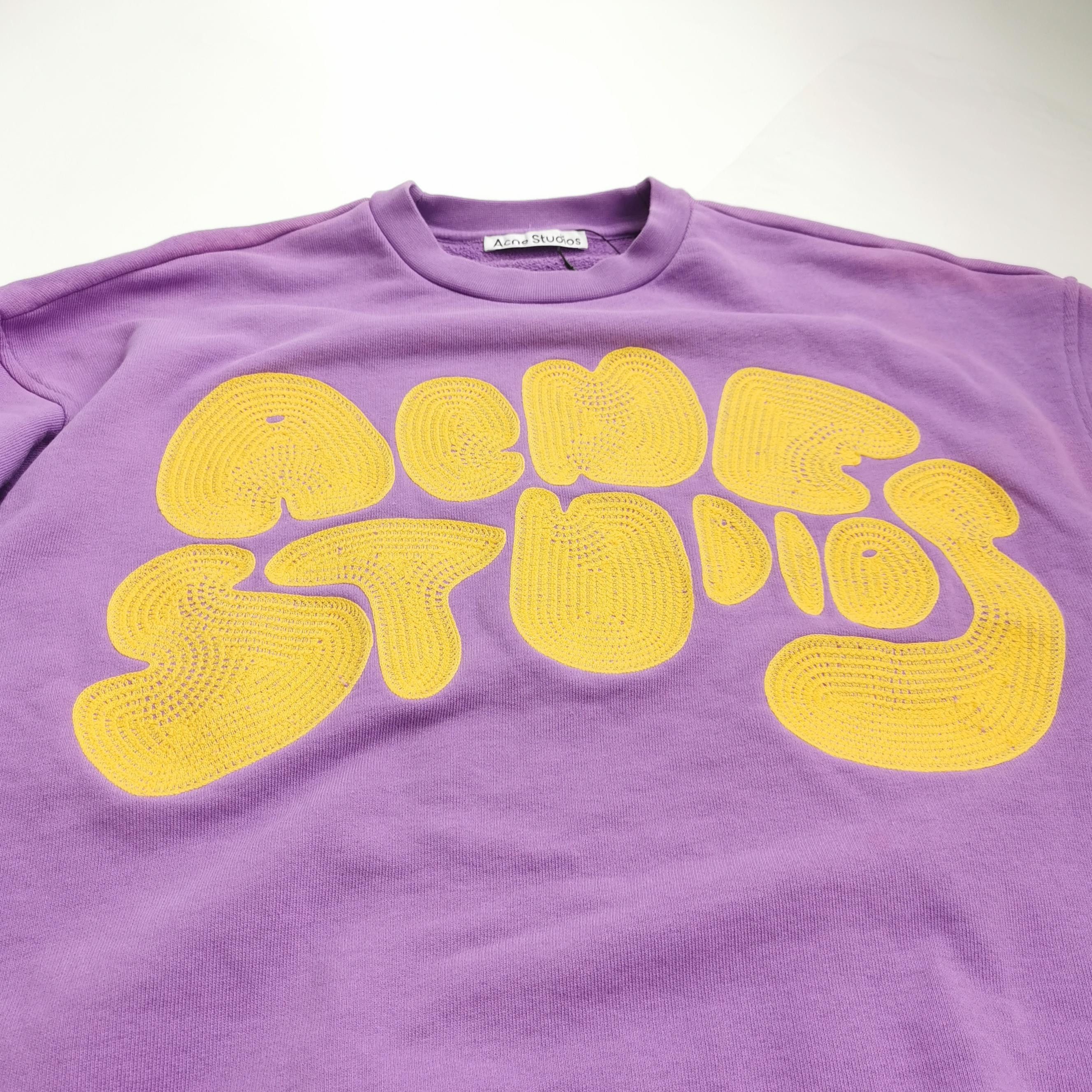 Louis Vuitton Acne Studios Cotton Logo Crewneck Sweatshirt S Size US S / EU 44-46 / 1 - 5 Thumbnail