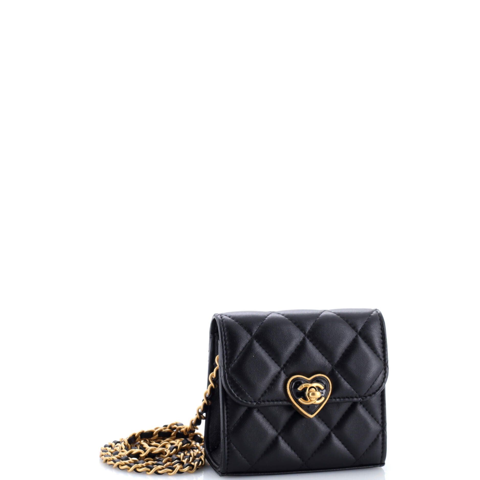 Chanel Coco Love CC Heart Clutch with Chain Size ONE SIZE - 2 Thumbnail