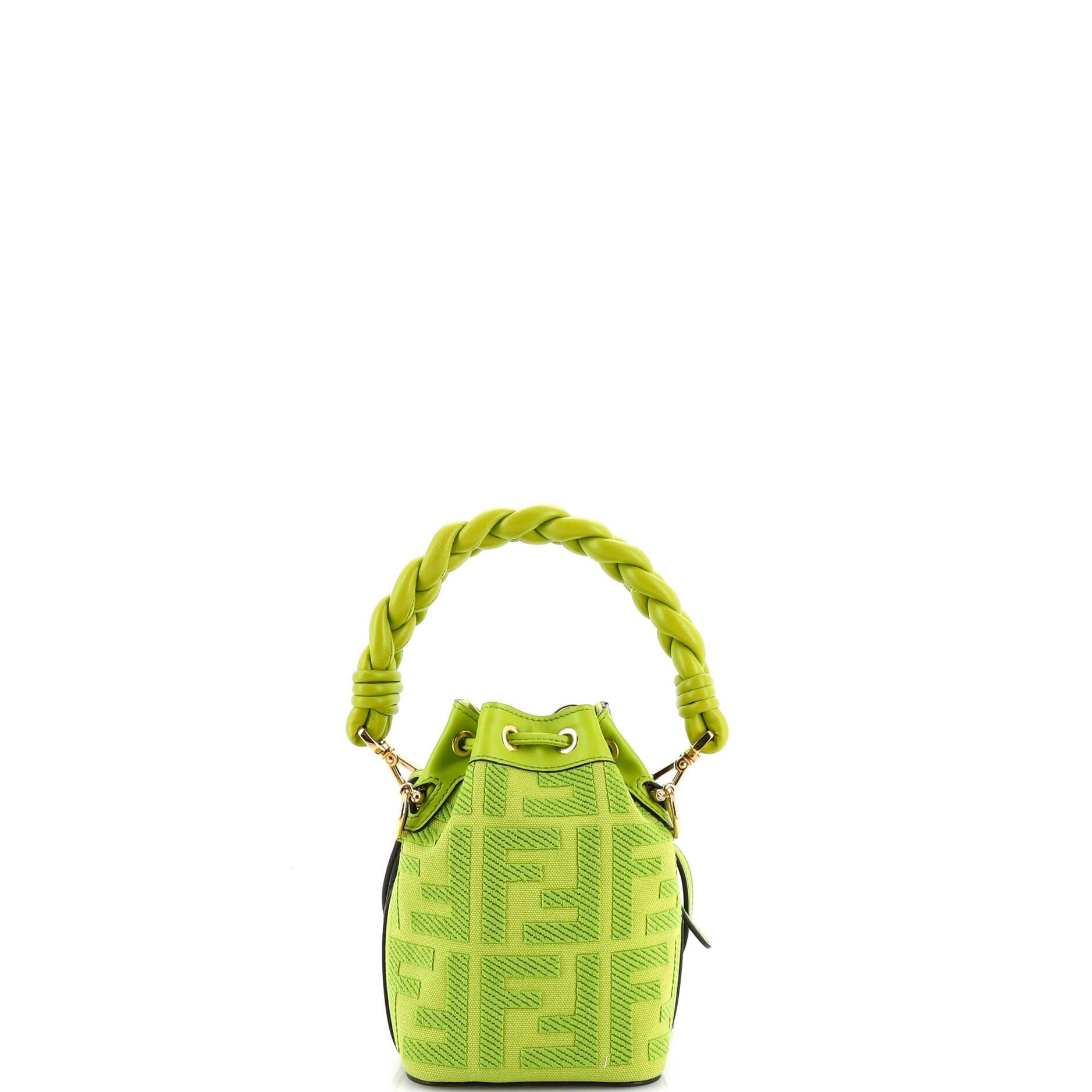 Fendi Woven Handle Mon Tresor Bucket Bag Size ONE SIZE - 3 Thumbnail