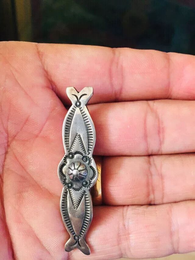 Japanese Brand Navajo Tribal Totem Silver Brooch Size ONE SIZE - 5 Thumbnail