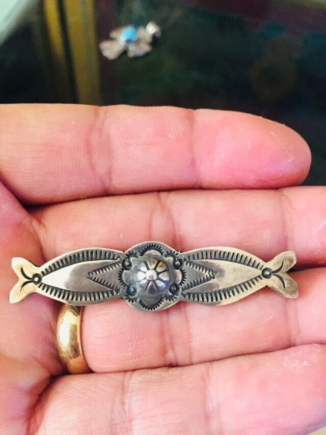 Japanese Brand Navajo Tribal Totem Silver Brooch Size ONE SIZE - 3 Thumbnail