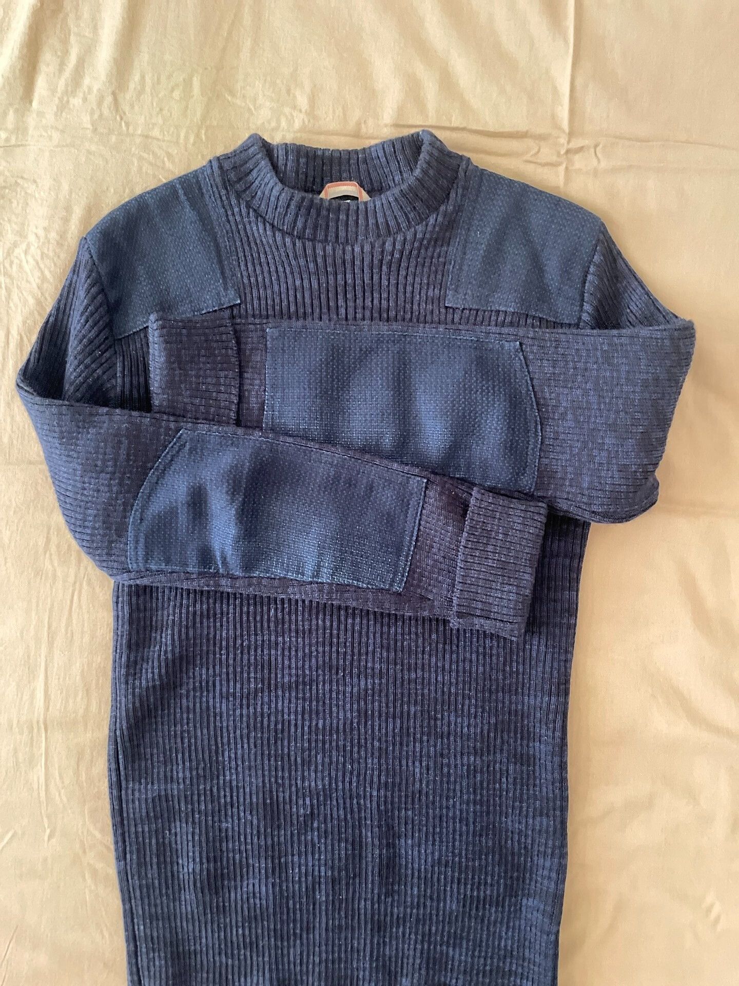 Japanese Brand Fleurs de Bagne Commando Heavyweight Wool Sweater Size US M / EU 48-50 / 2 - 2 Thumbnail
