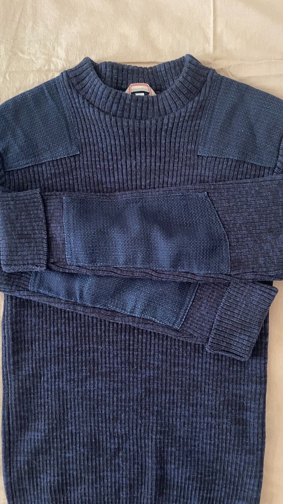 Japanese Brand Fleurs de Bagne Commando Heavyweight Wool Sweater Size US M / EU 48-50 / 2 - 5 Thumbnail
