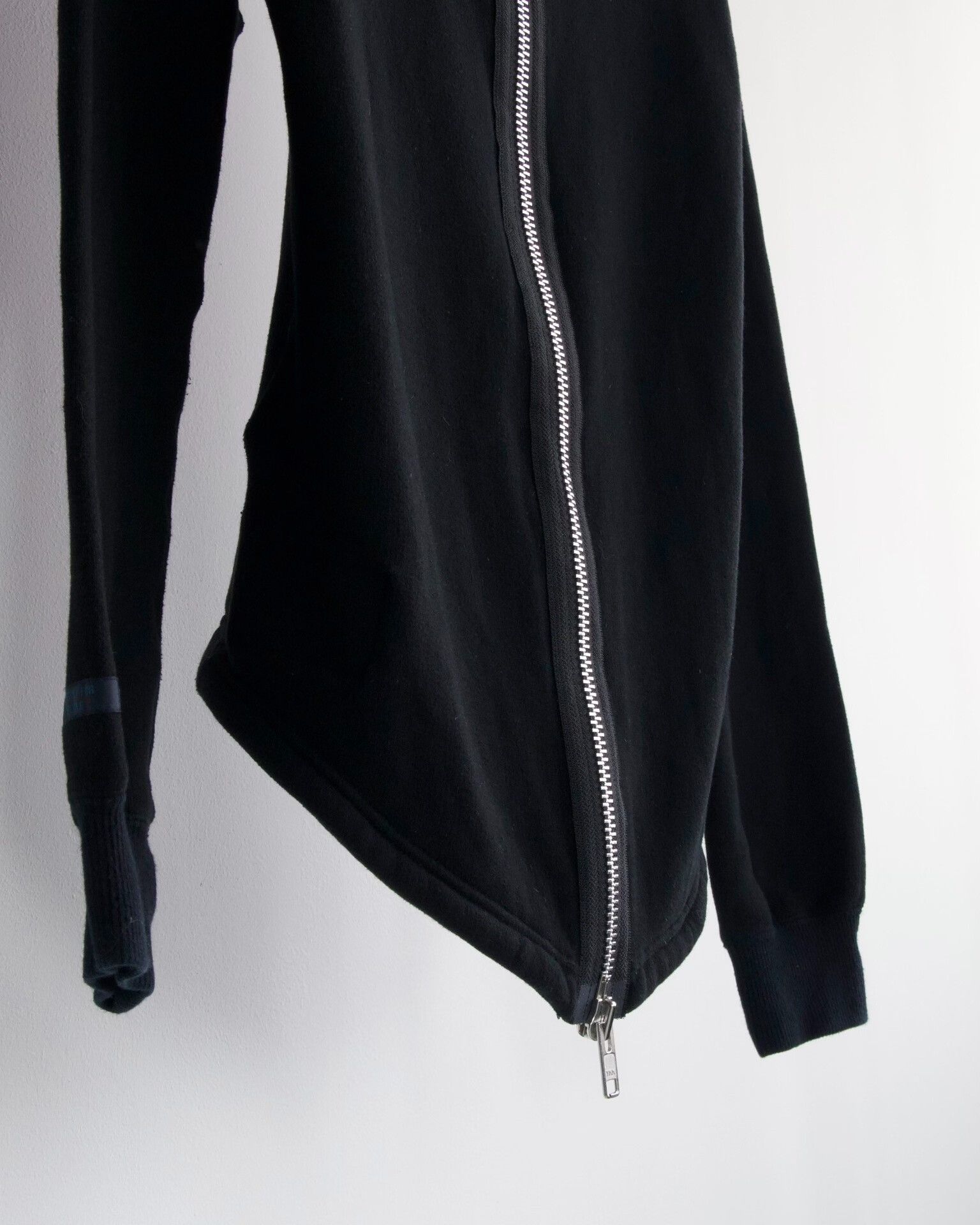 Yohji Yamamoto Yohji Yamamoto Black Zip-Front Hoodie Size XS / US 0-2 / IT 36-38 - 5 Thumbnail