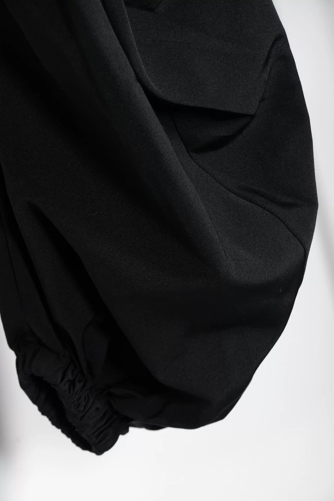 Japanese Brand Black Puff Sleeve Top by HAENGNAE Size M / US 6-8 / IT 42-44 - 7 Thumbnail