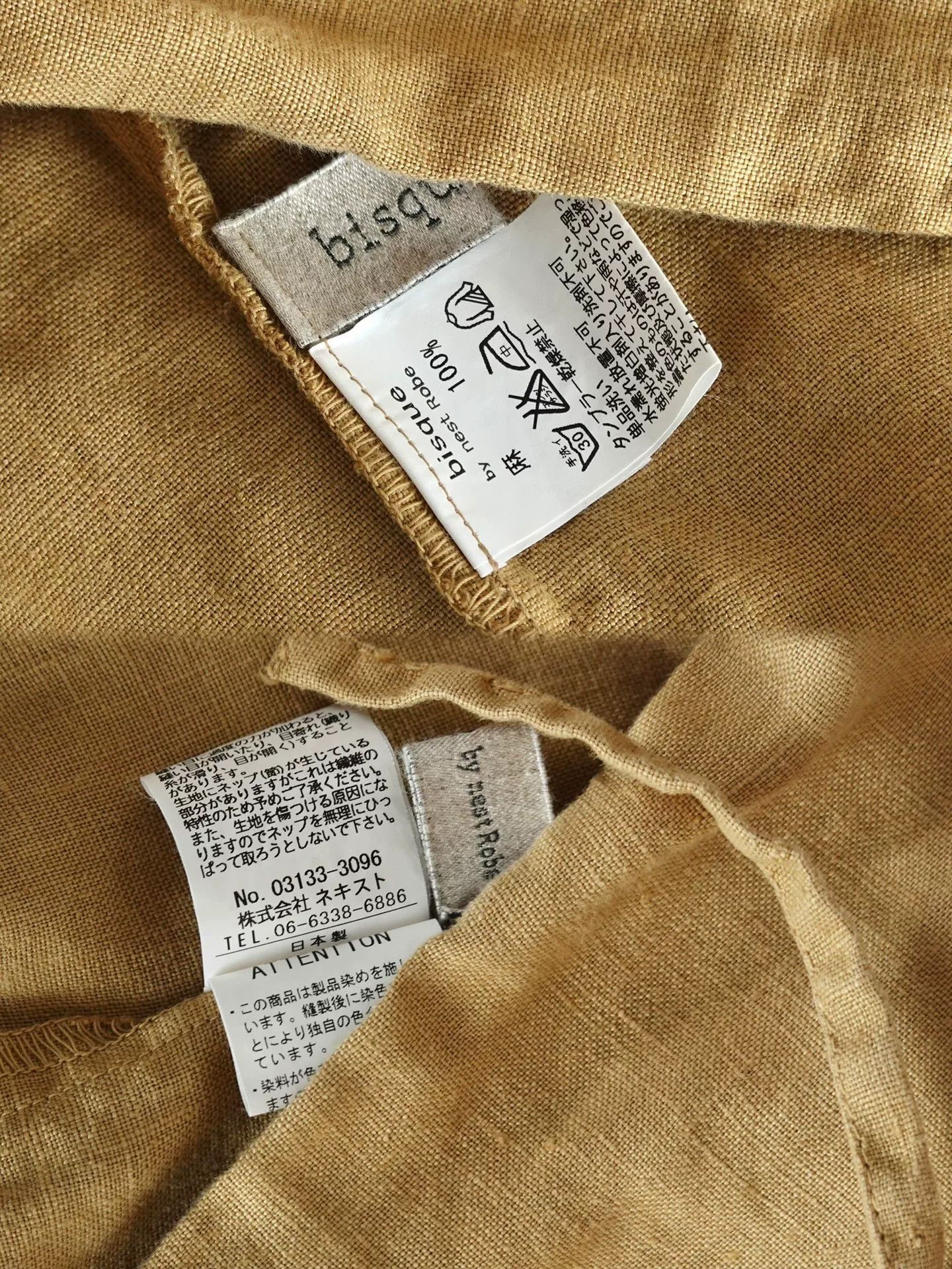 Japanese Brand Bisque Long Linen Robe Dress Size M / US 6-8 / IT 42-44 - 8 Thumbnail