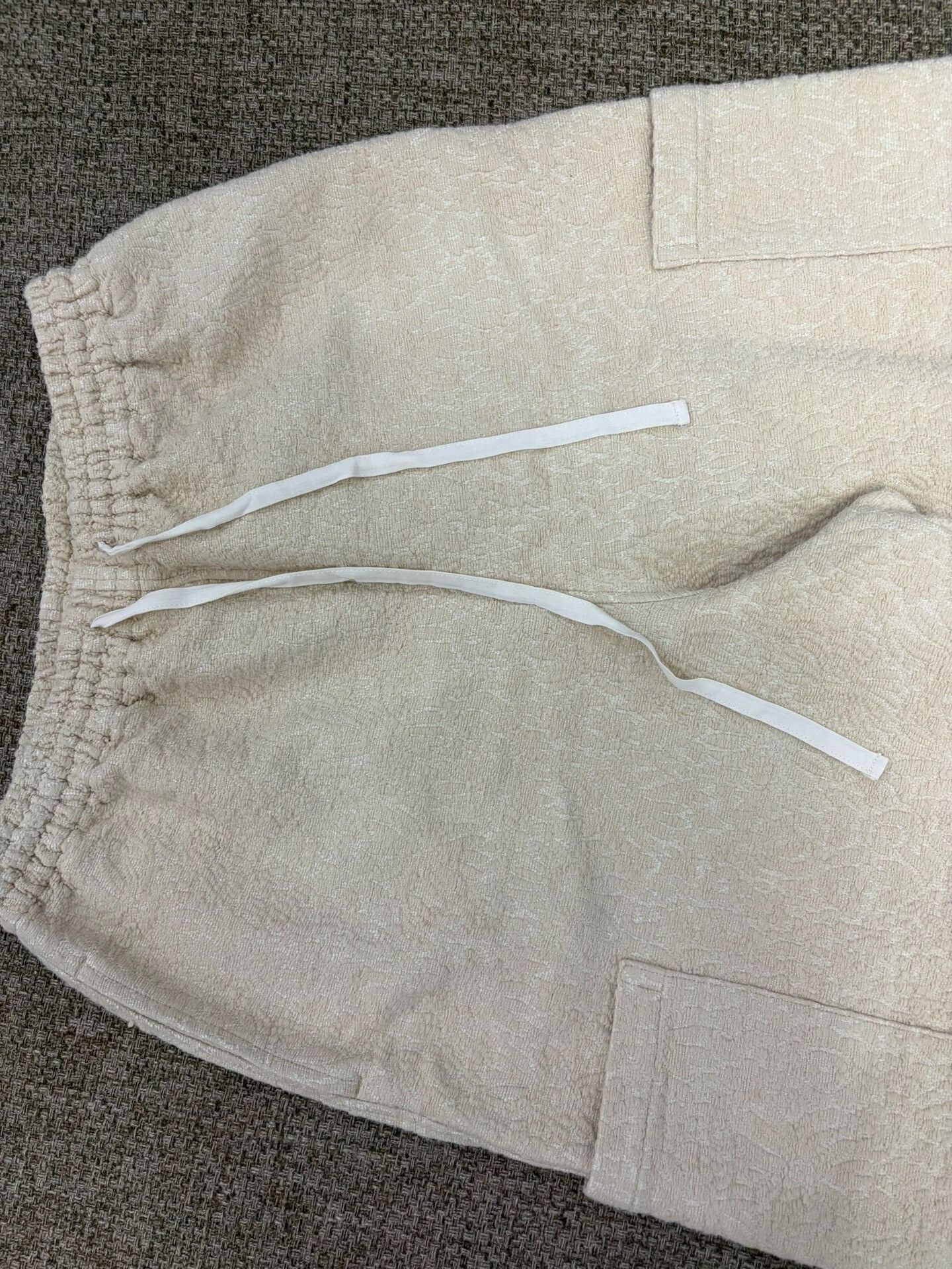 Japanese Brand Susuri 23AW Textured Cargo Pants Size 23" - 5 Thumbnail