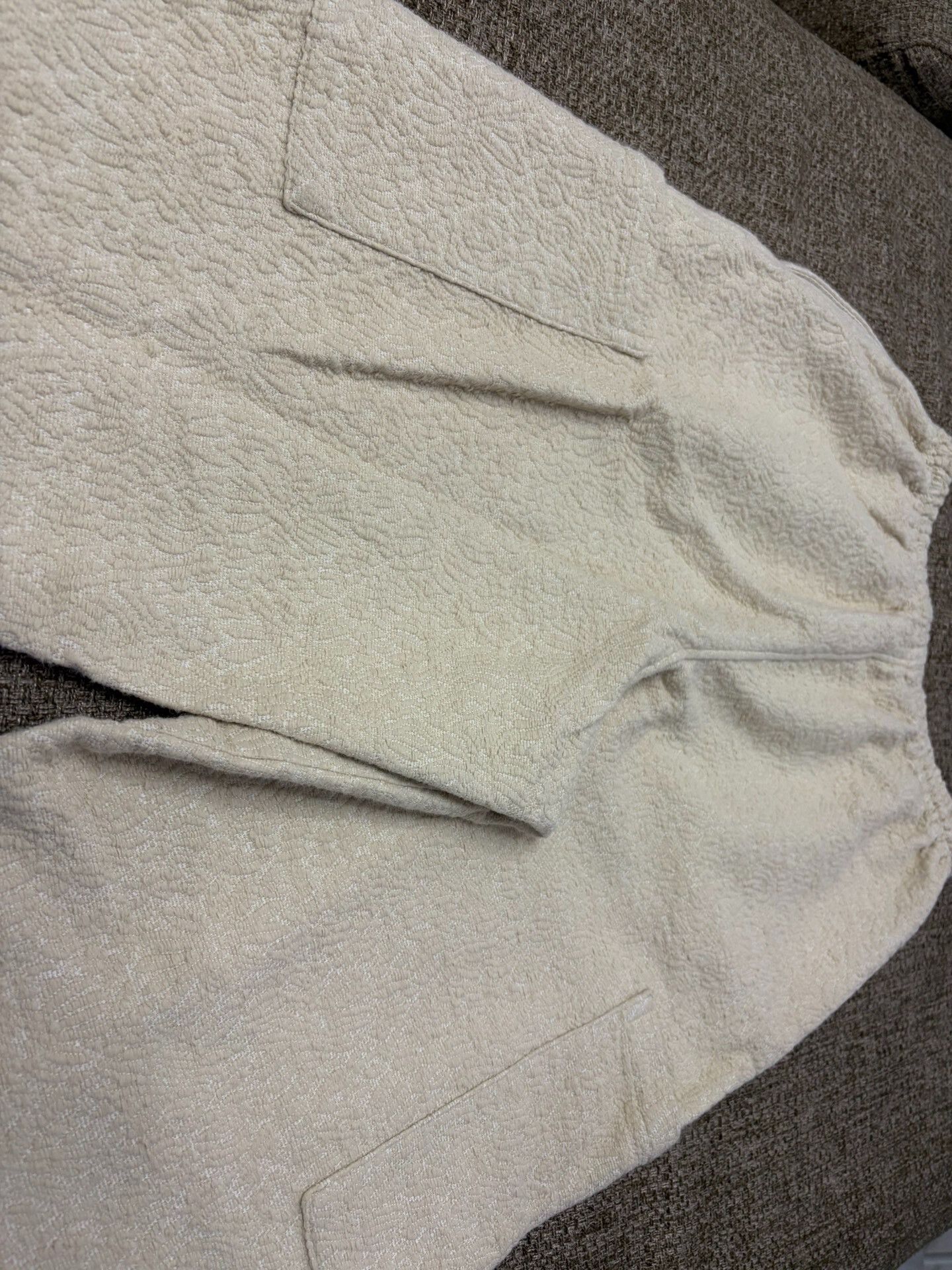 Japanese Brand Susuri 23AW Textured Cargo Pants Size 23" - 6 Thumbnail