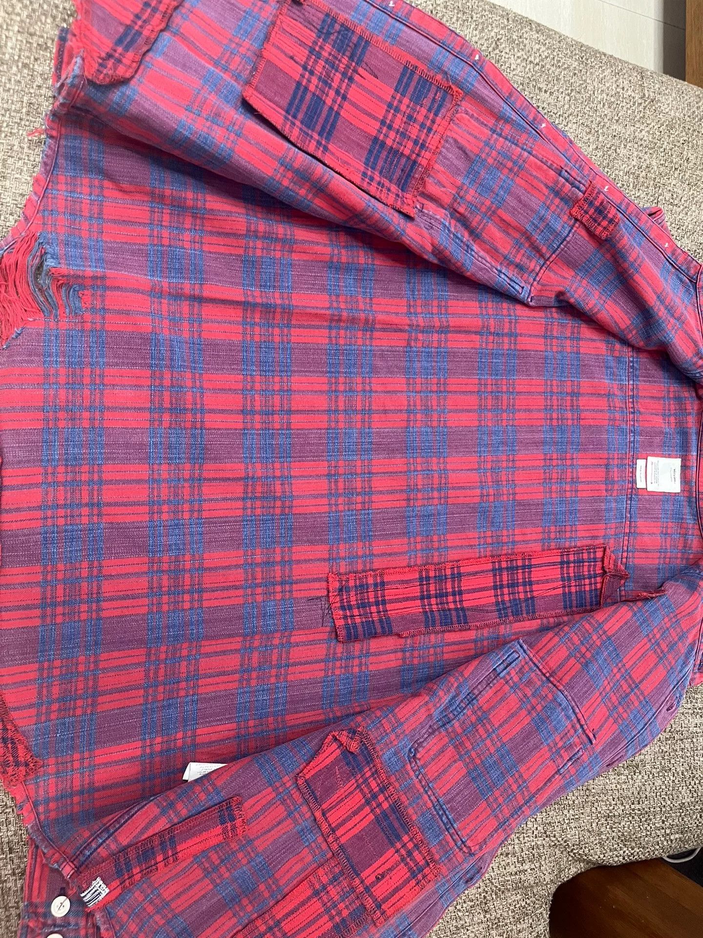Visvim VISVIM Lumber Check Crash Shirt Size US S / EU 44-46 / 1 - 2 Thumbnail