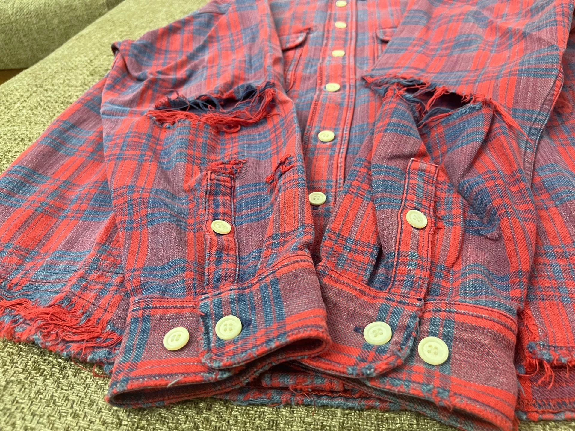 Visvim VISVIM Lumber Check Crash Shirt Size US S / EU 44-46 / 1 - 6 Thumbnail