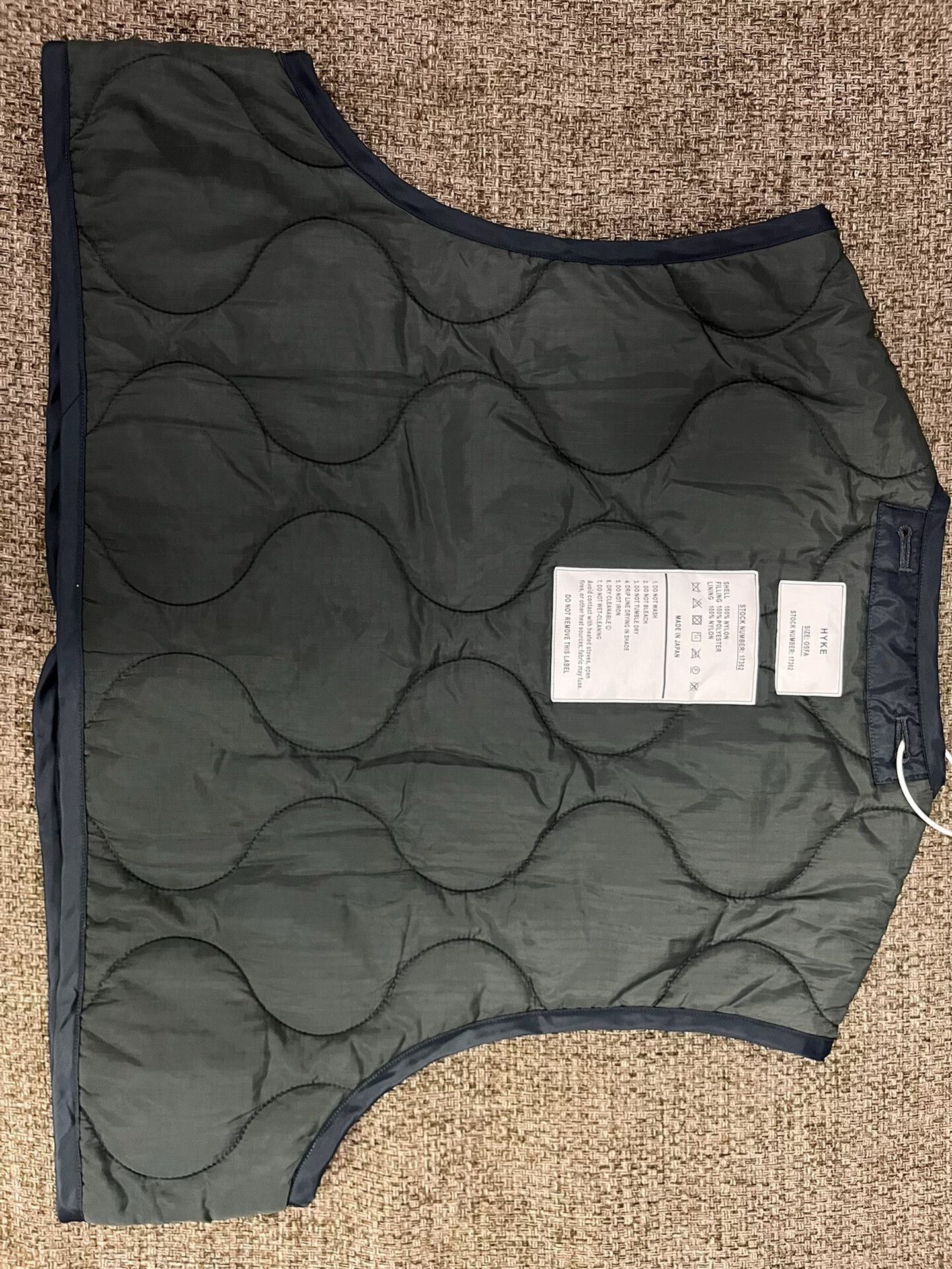 HYKE Hyke Quilted Nylon Cotton Vest Size US M / EU 48-50 / 2 - 2 Thumbnail