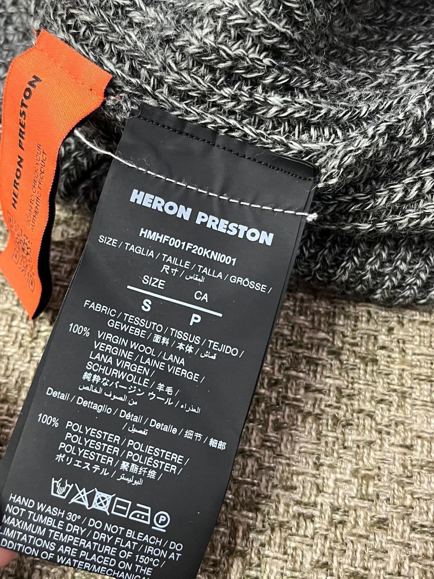 Heron Preston Heron Preston Wool High Neck Sweater Size US S / EU 44-46 / 1 - 7 Thumbnail
