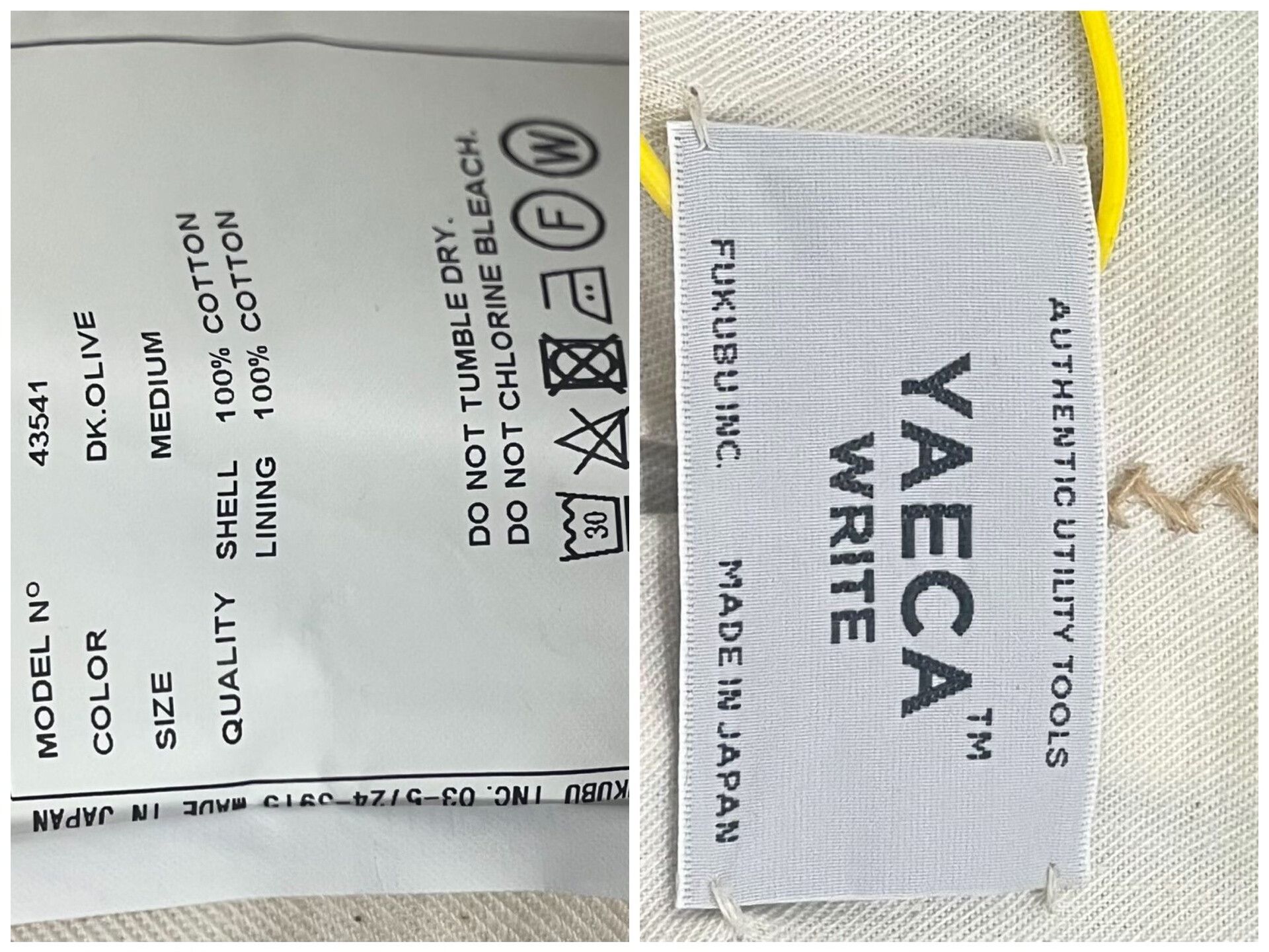 YAECA YAECA Write Cotton Coat Size US M / EU 48-50 / 2 - 7 Thumbnail