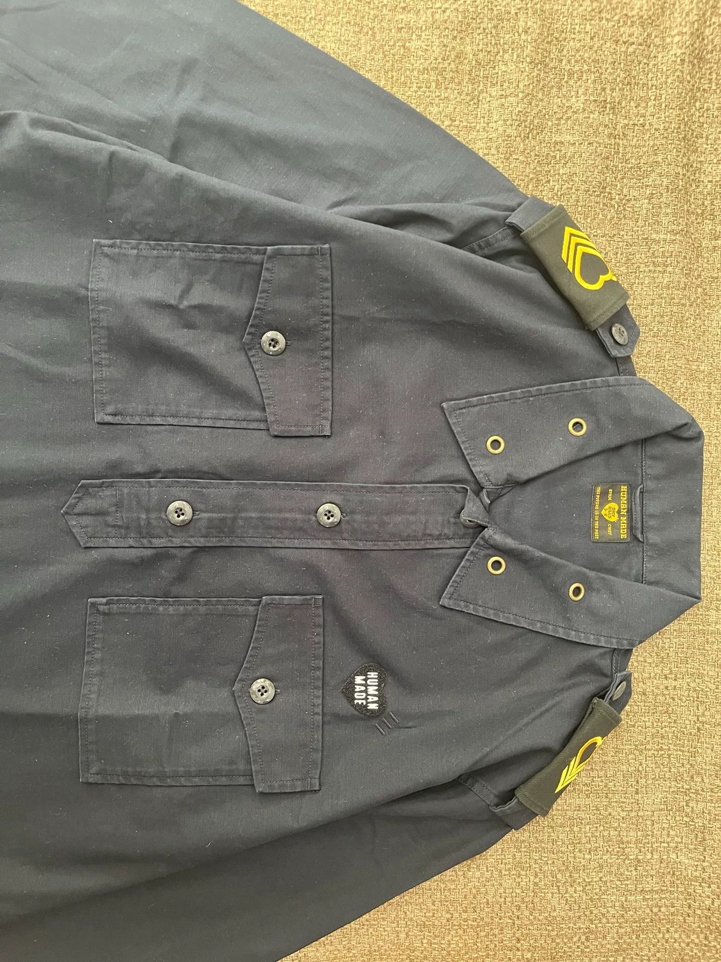 Human Made Human Made Military Jacket with Shoulder Patches Size US XXL / EU 58 / 5 - 4 Thumbnail