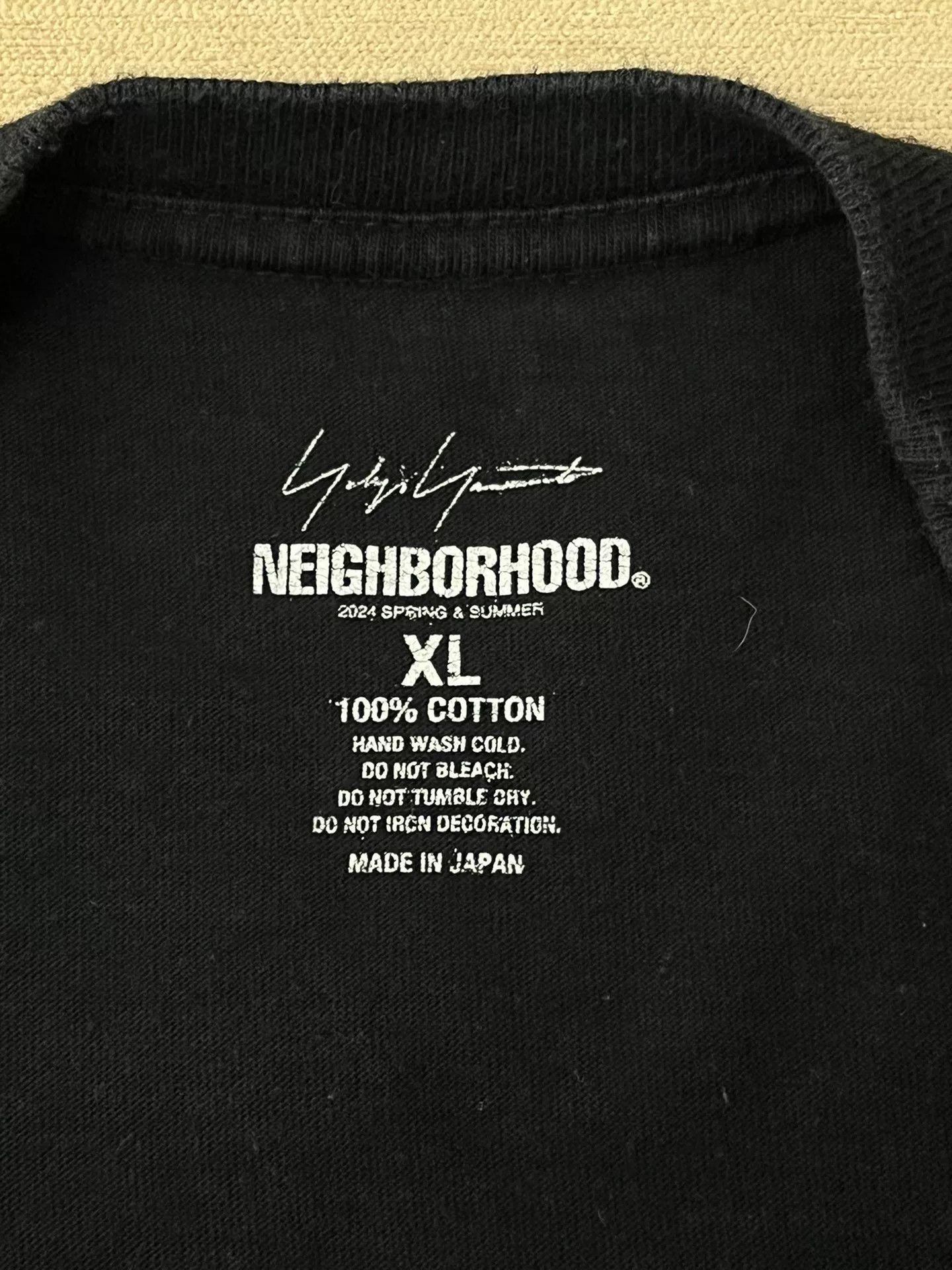 Neighborhood Neighborhood x Yamamoto Long Sleeve Tee Size US XL / EU 56 / 4 - 7 Thumbnail