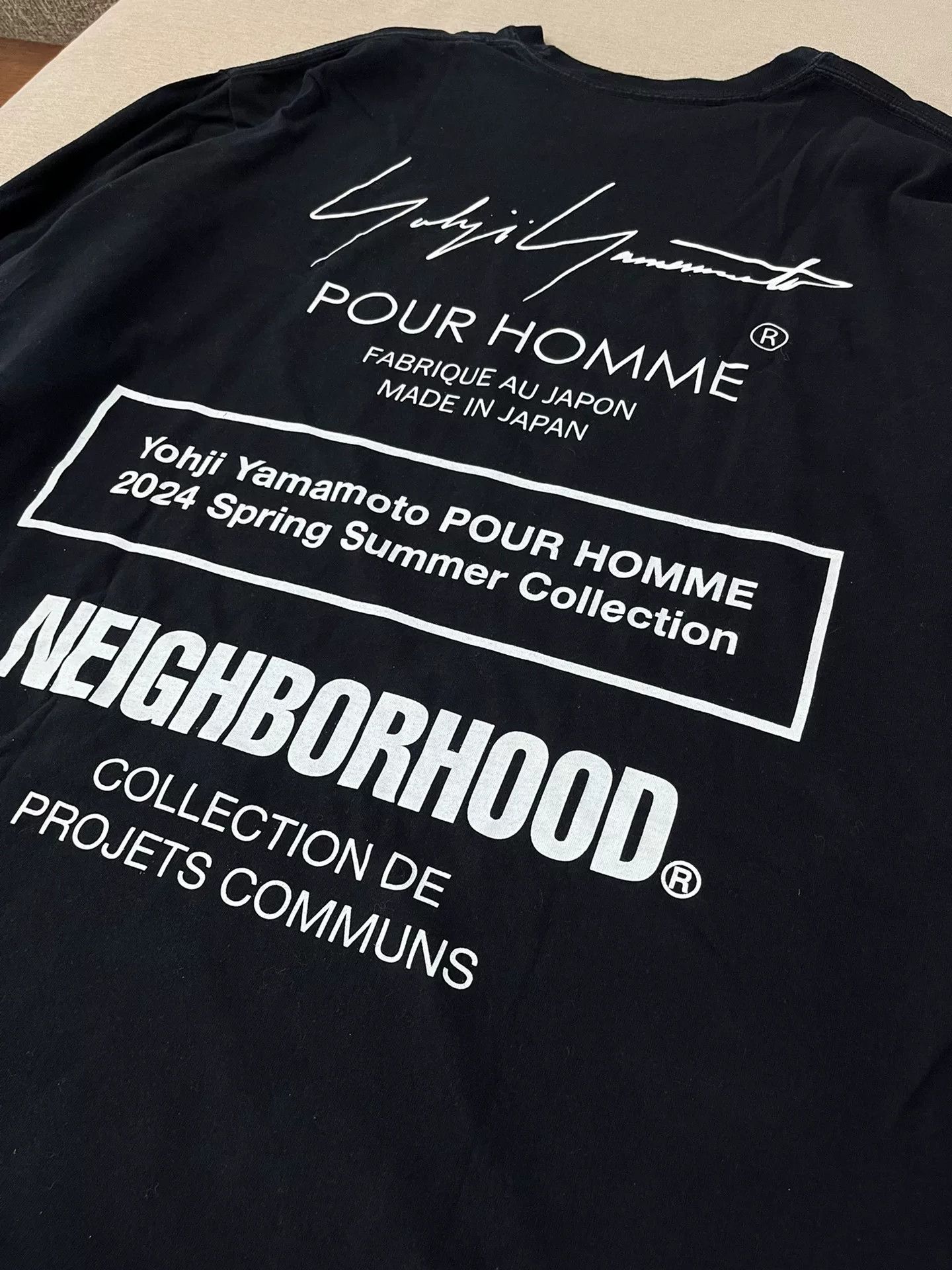 Neighborhood Neighborhood x Yamamoto Long Sleeve Tee Size US XL / EU 56 / 4 - 5 Thumbnail
