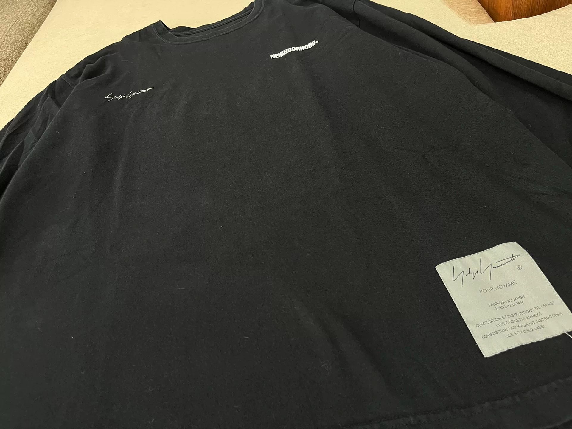 Neighborhood Neighborhood x Yamamoto Long Sleeve Tee Size US XL / EU 56 / 4 - 4 Thumbnail