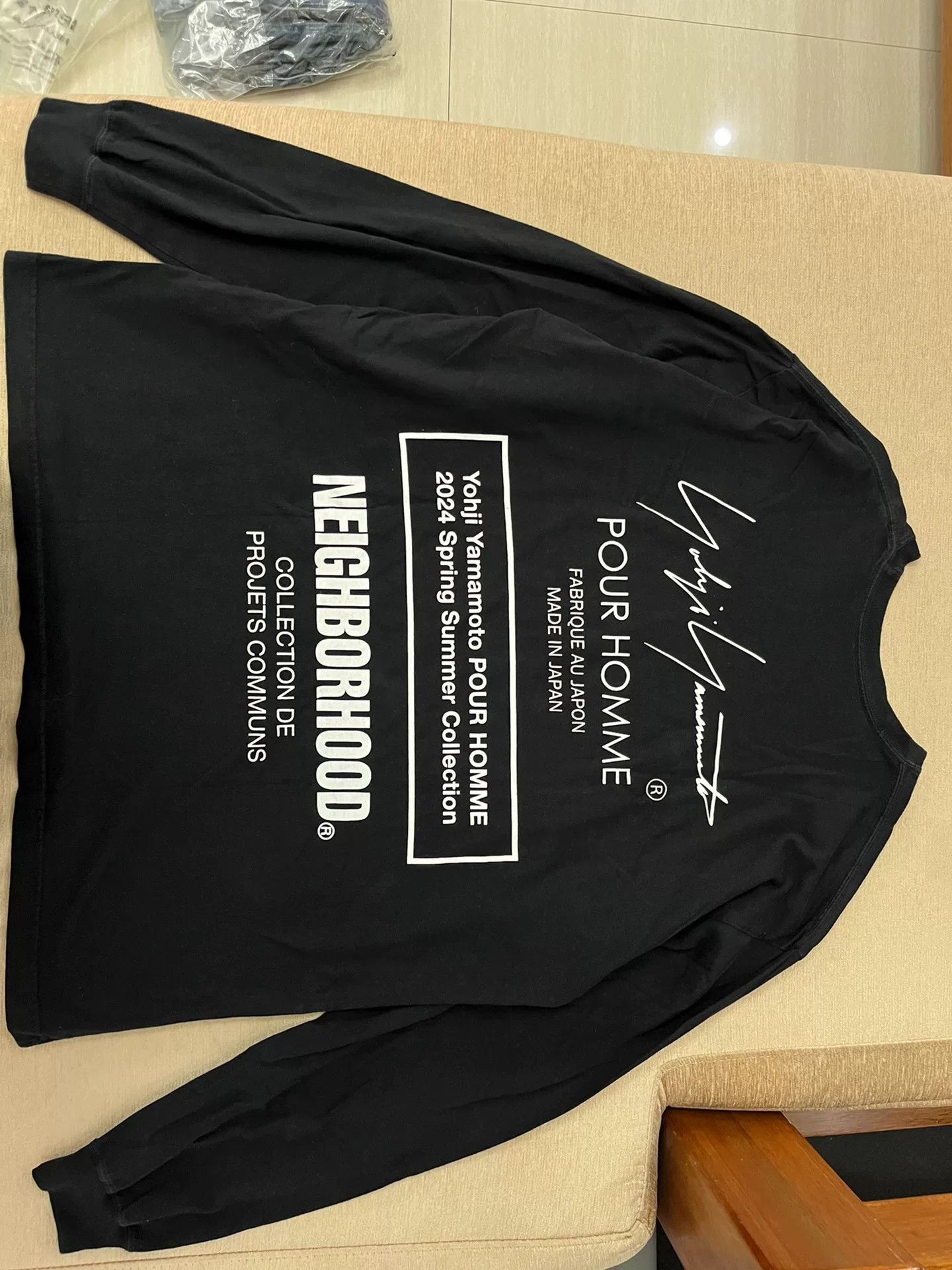 Neighborhood Neighborhood x Yamamoto Long Sleeve Tee Size US XL / EU 56 / 4 - 3 Thumbnail