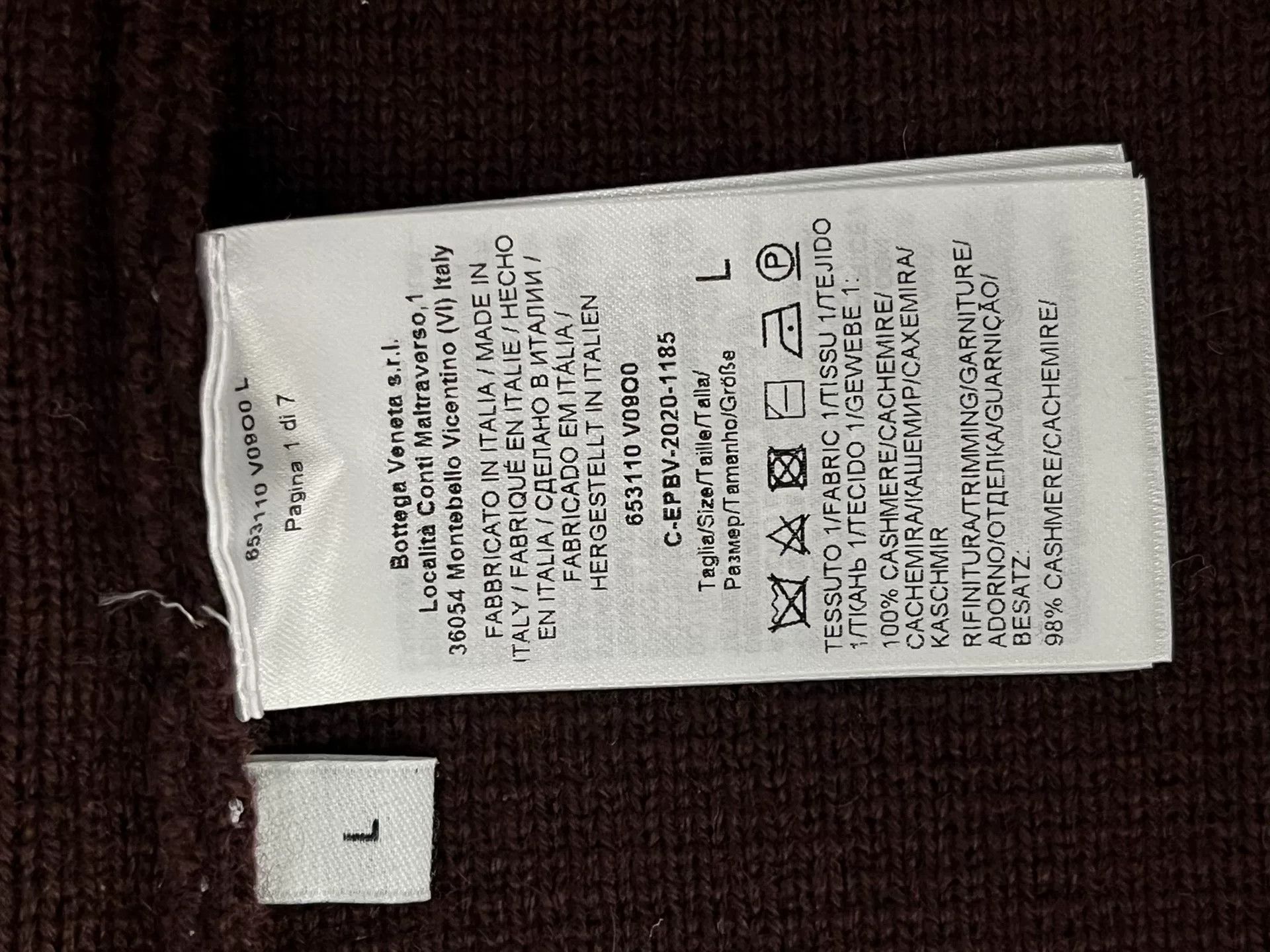 Bottega Veneta Bottega Veneta Cashmere Sweater with Split Sleeves Size L / US 10 / IT 46 - 7 Thumbnail