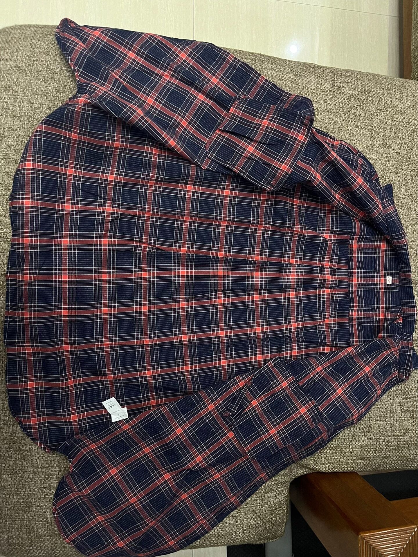 Japanese Brand Loose Checkered Long Shirt Size US M / EU 48-50 / 2 - 3 Thumbnail
