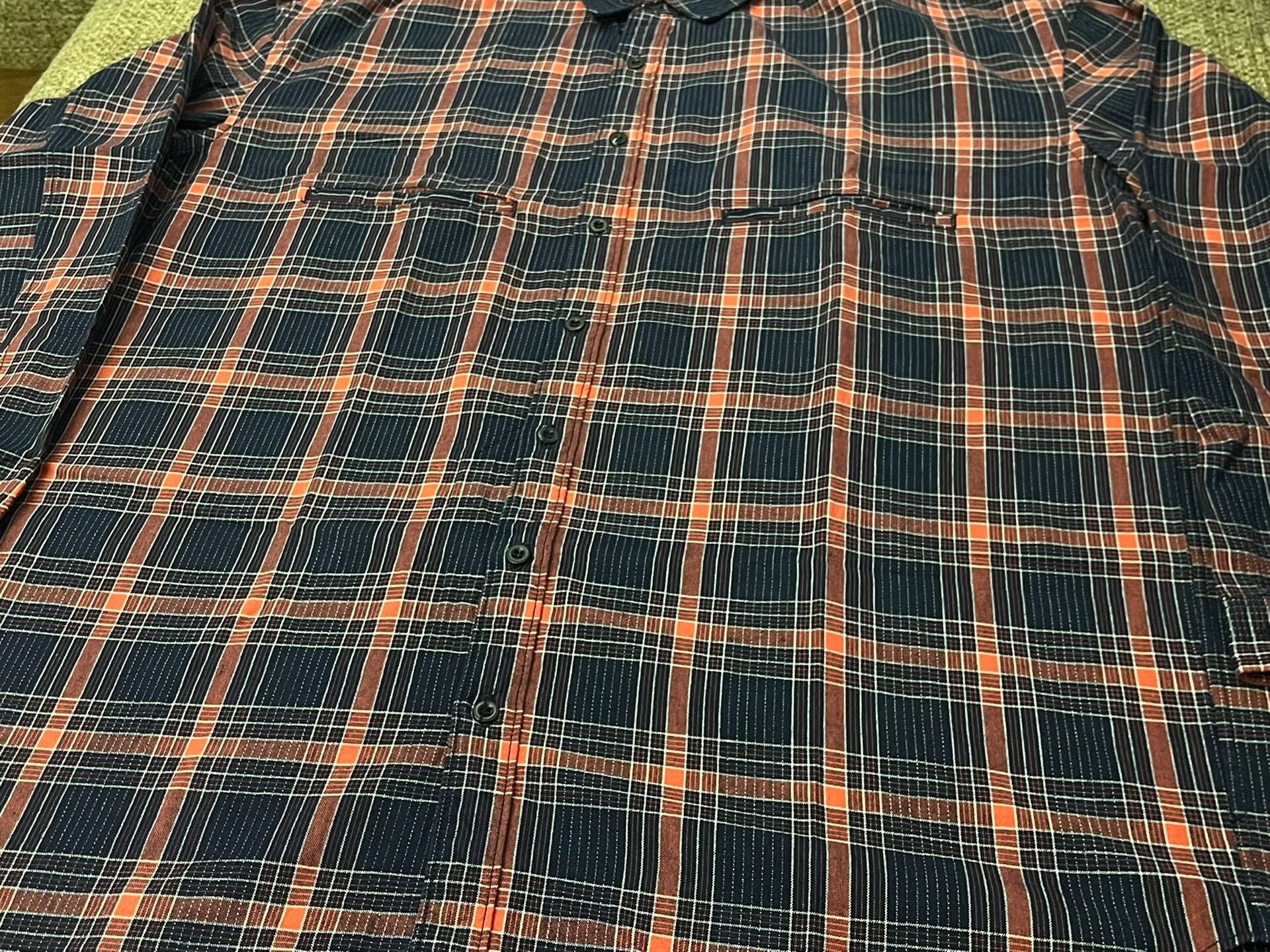 Japanese Brand Loose Checkered Long Shirt Size US M / EU 48-50 / 2 - 5 Thumbnail