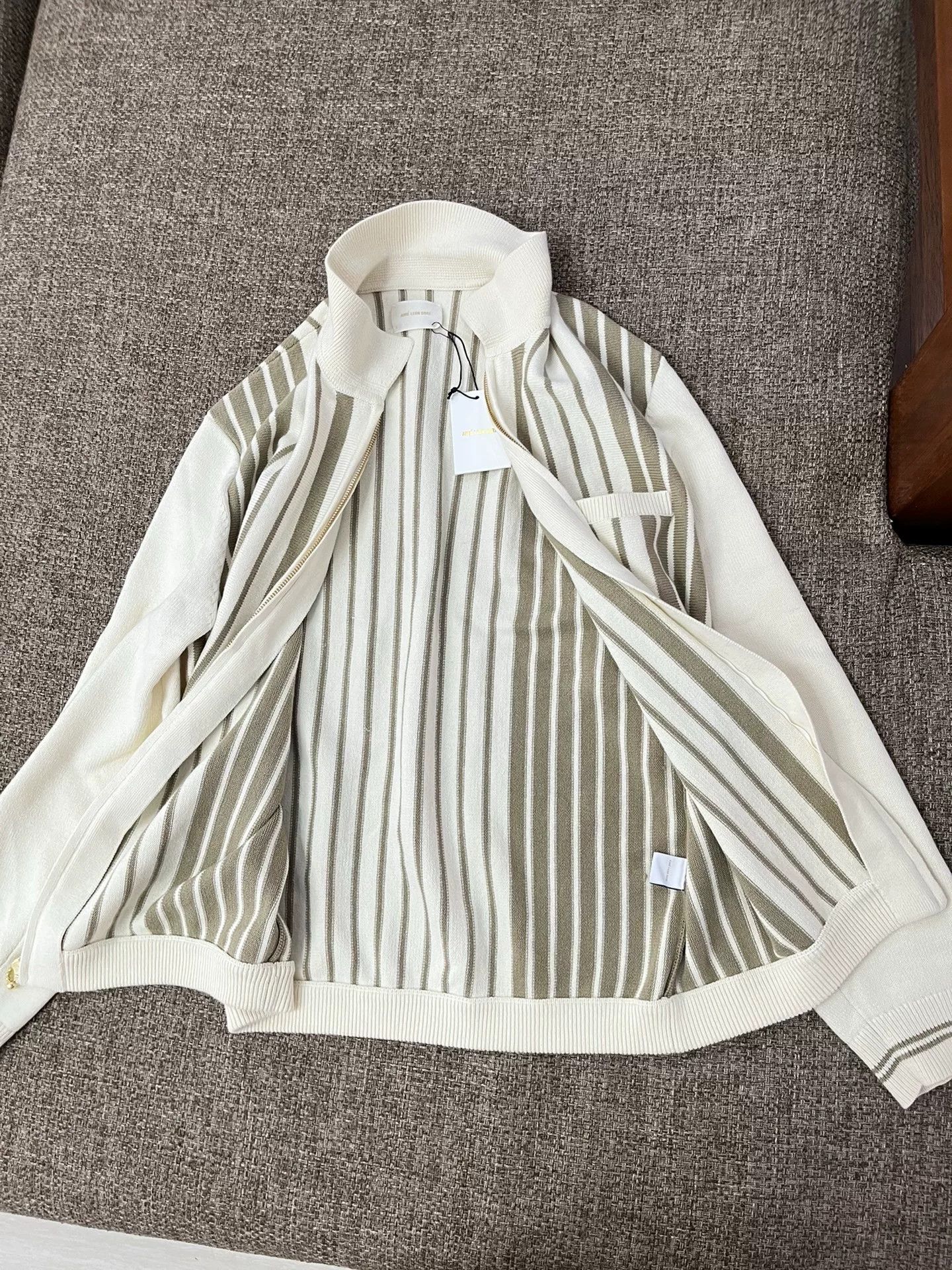 Aime Leon Dore AIME LEON DORE Striped Knit Cardigan Size US L / EU 52-54 / 3 - 3 Thumbnail