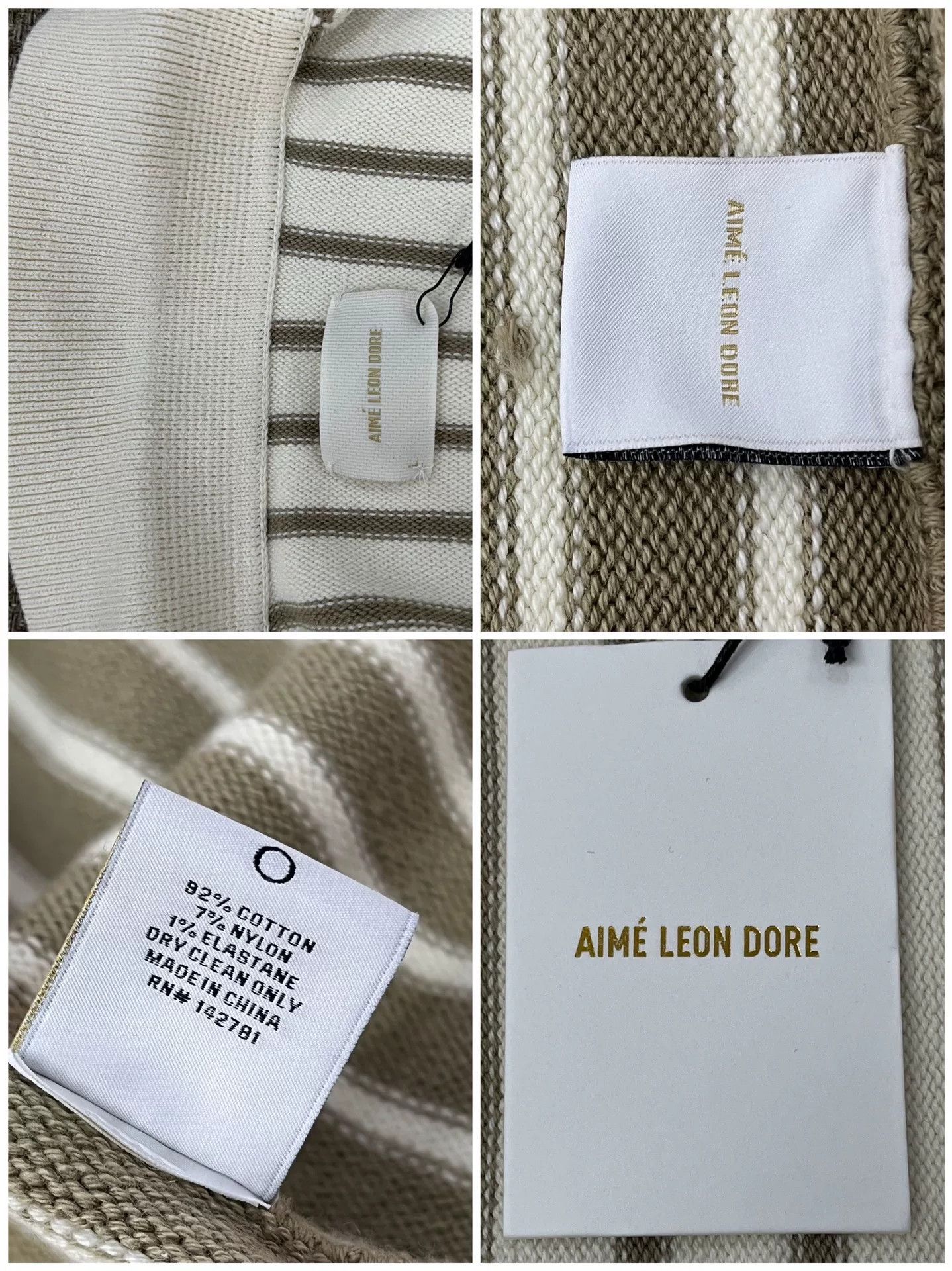 Aime Leon Dore AIME LEON DORE Striped Knit Cardigan Size US L / EU 52-54 / 3 - 7 Thumbnail