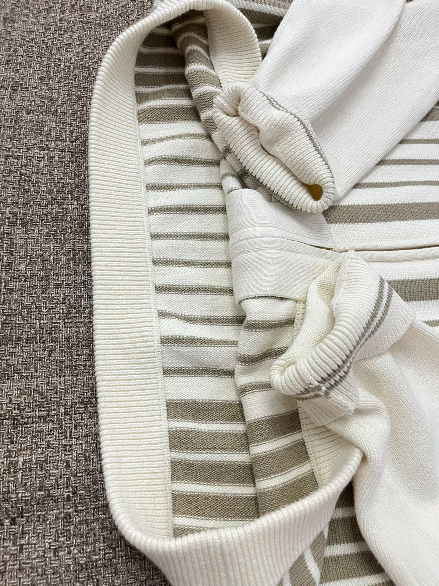 Aime Leon Dore AIME LEON DORE Striped Knit Cardigan Size US L / EU 52-54 / 3 - 5 Thumbnail