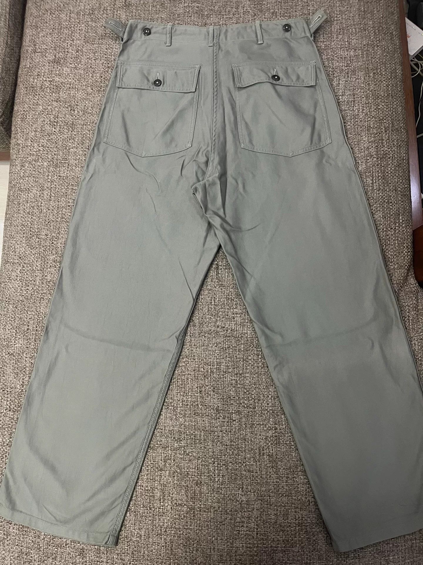 Kaptain Sunshine KAPTAIN SUNSHINE BAKER PANTS Gray Green Size US 32 / EU 48 - 2 Thumbnail