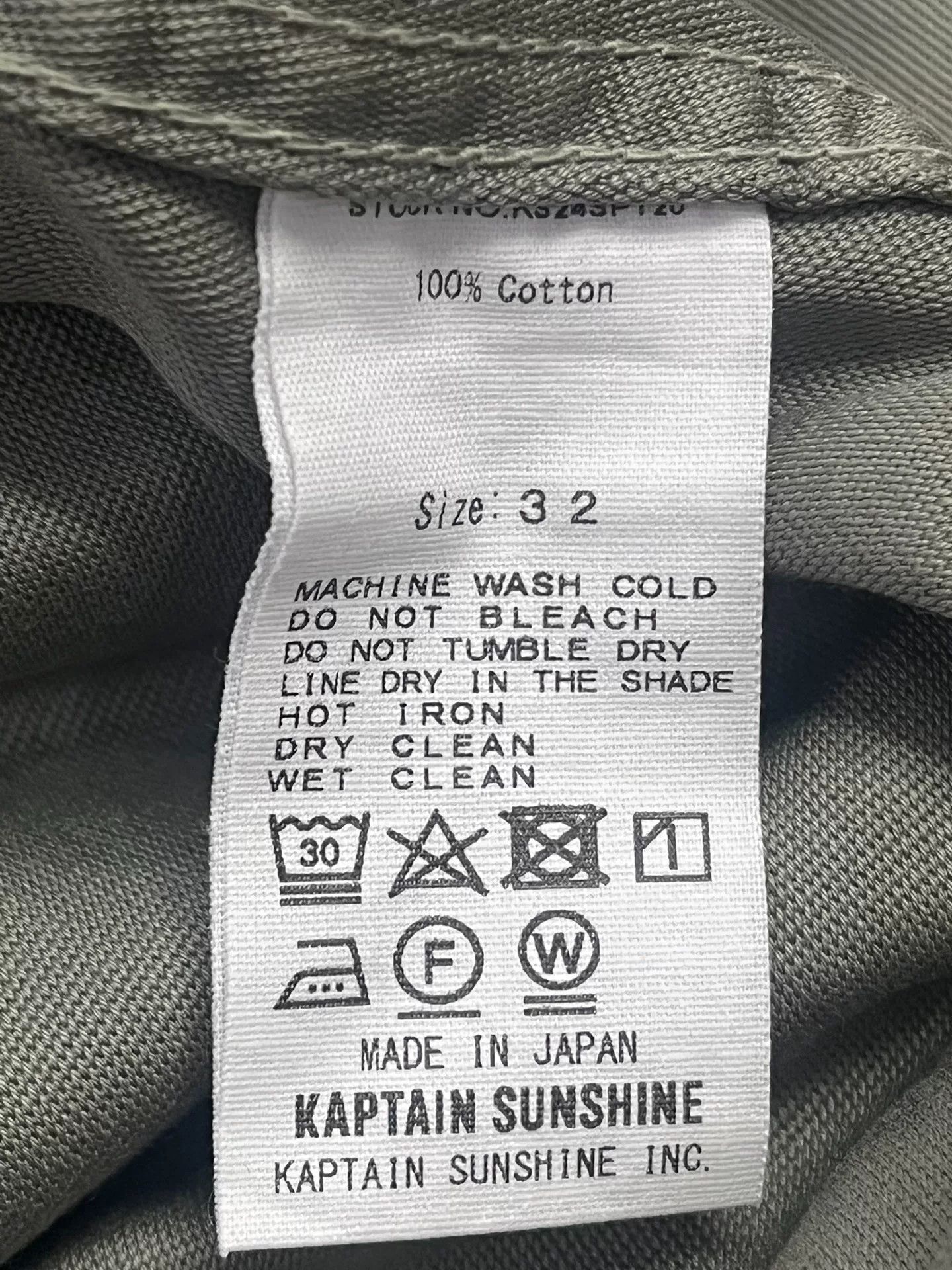 Kaptain Sunshine KAPTAIN SUNSHINE BAKER PANTS Gray Green Size US 32 / EU 48 - 5 Thumbnail