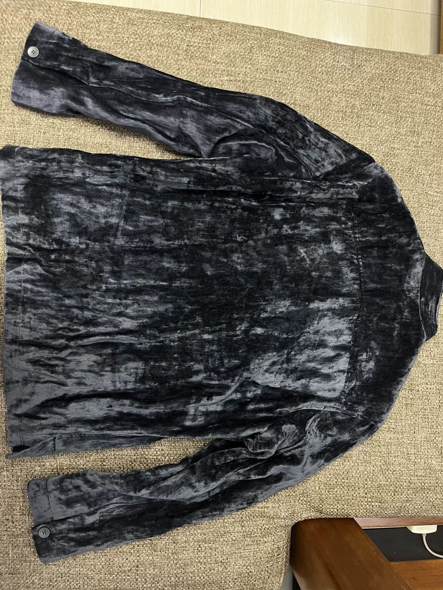 Japanese Brand Velvet Metallic Thread Jacket Size S / US 4 / IT 40 - 2 Thumbnail