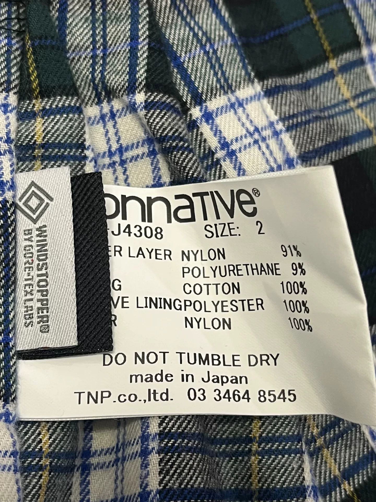 Nonnative Nonnative GORE-TEX WINDSTOPPER Jacket Size US M / EU 48-50 / 2 - 9 Thumbnail