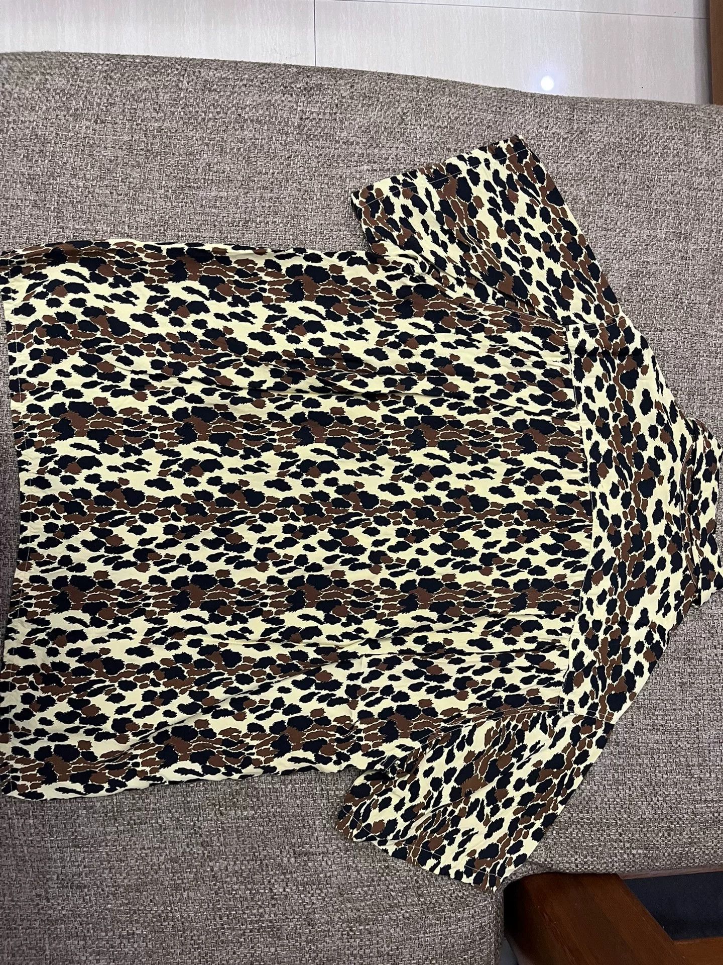 Wacko Maria Wacko Maria Yellow Leopard Print Shirt Size US M / EU 48-50 / 2 - 2 Thumbnail