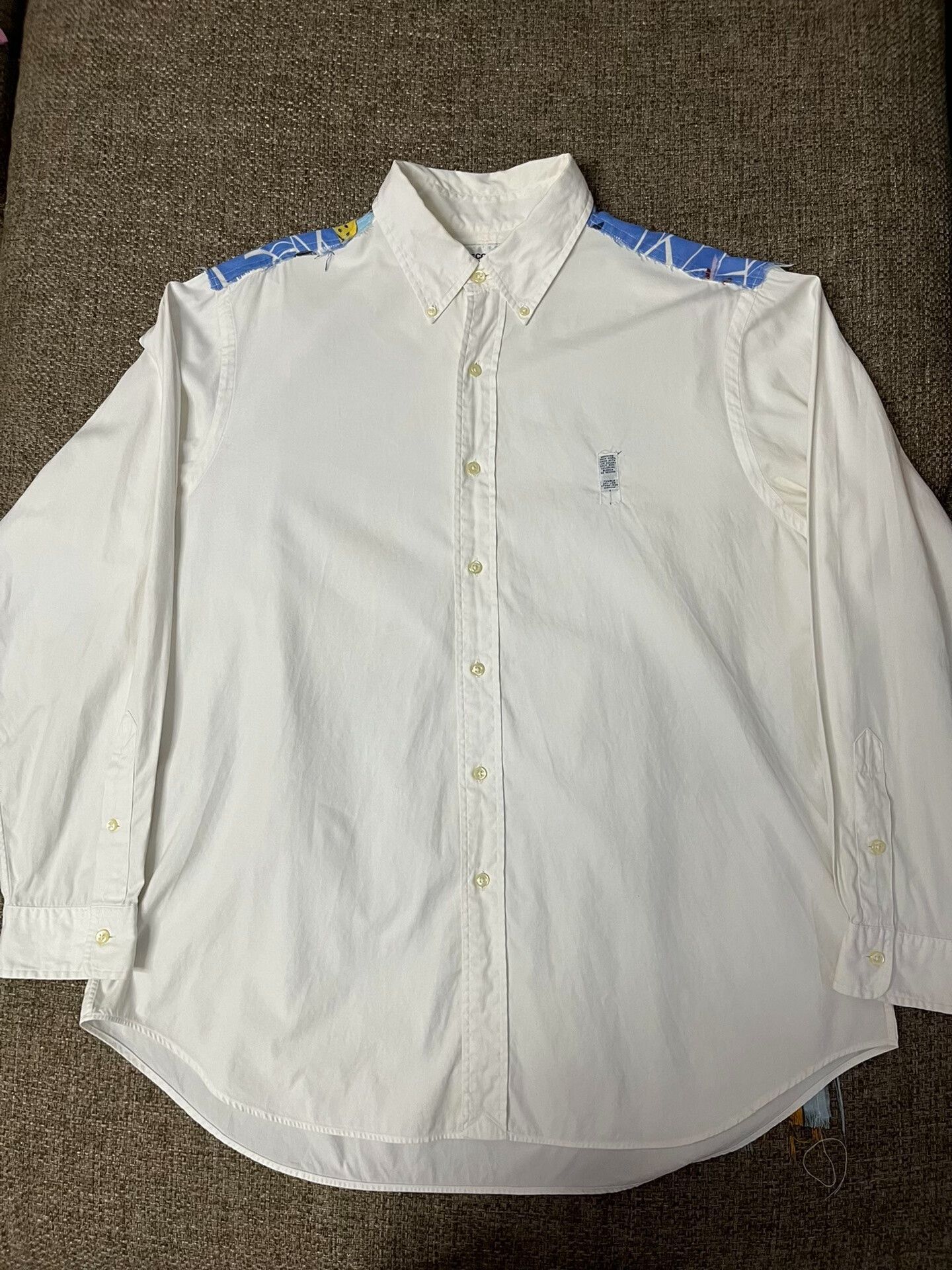 DISCOVERED Unique Remake Patchwork Casual Shirt Size US M / EU 48-50 / 2 - 2 Thumbnail