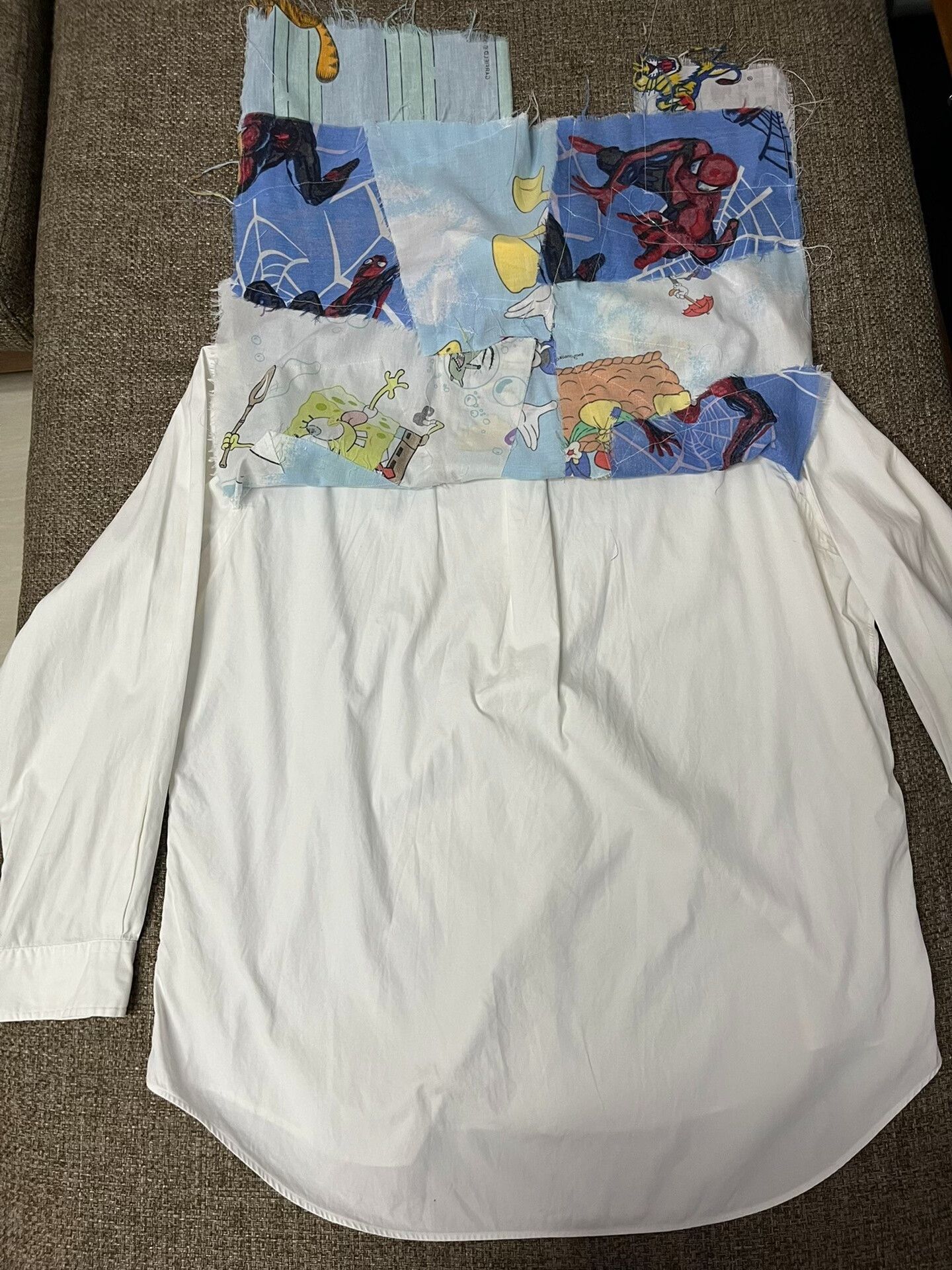 DISCOVERED Unique Remake Patchwork Casual Shirt Size US M / EU 48-50 / 2 - 5 Thumbnail