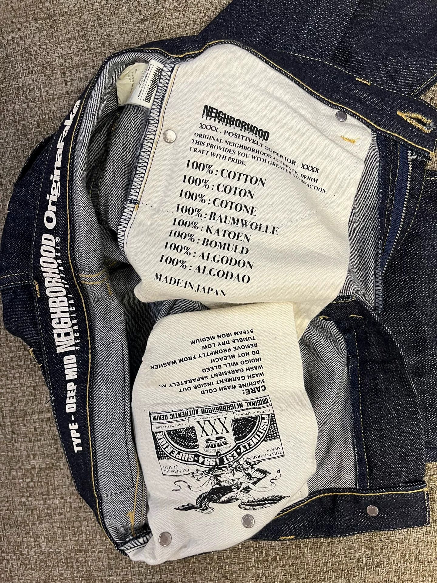 Neighborhood OriginaFake x Neighborhood Denim Pants Size US 30 / EU 46 - 6 Thumbnail