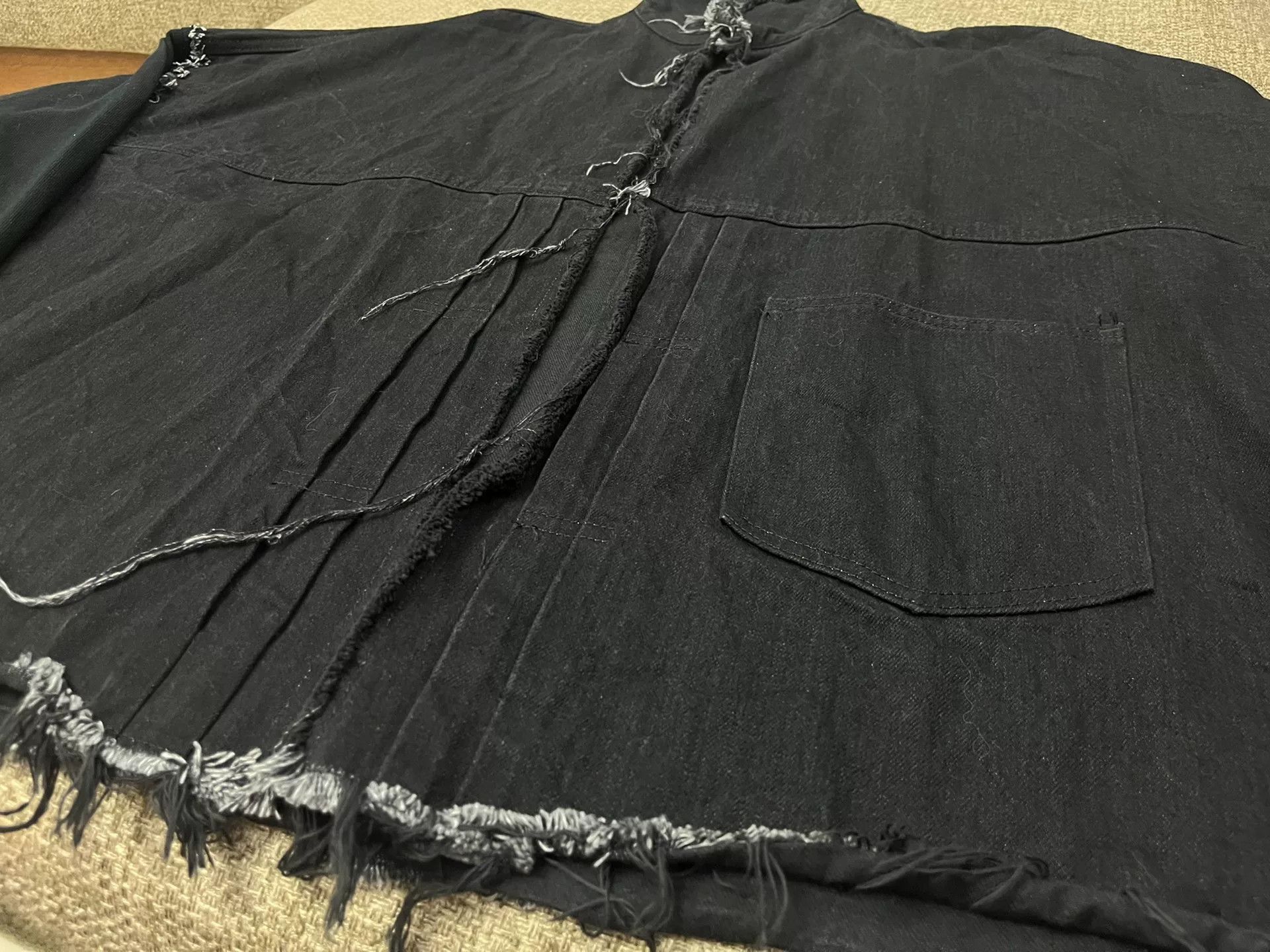 Yohji Yamamoto Yohji Yamamoto Denim Kimono Jacket Size US M / EU 48-50 / 2 - 3 Thumbnail
